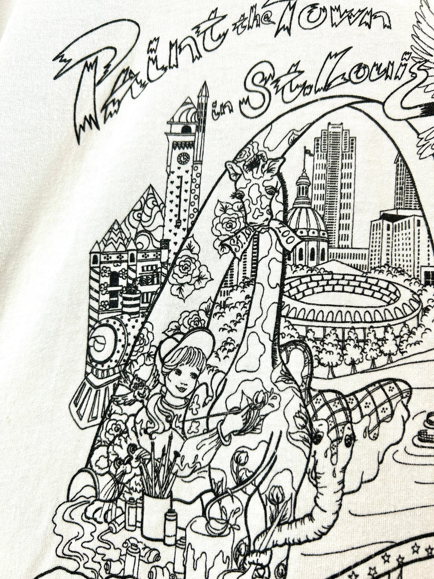 '90s Vintage T-Shirt MADE IN USA  [F32864]