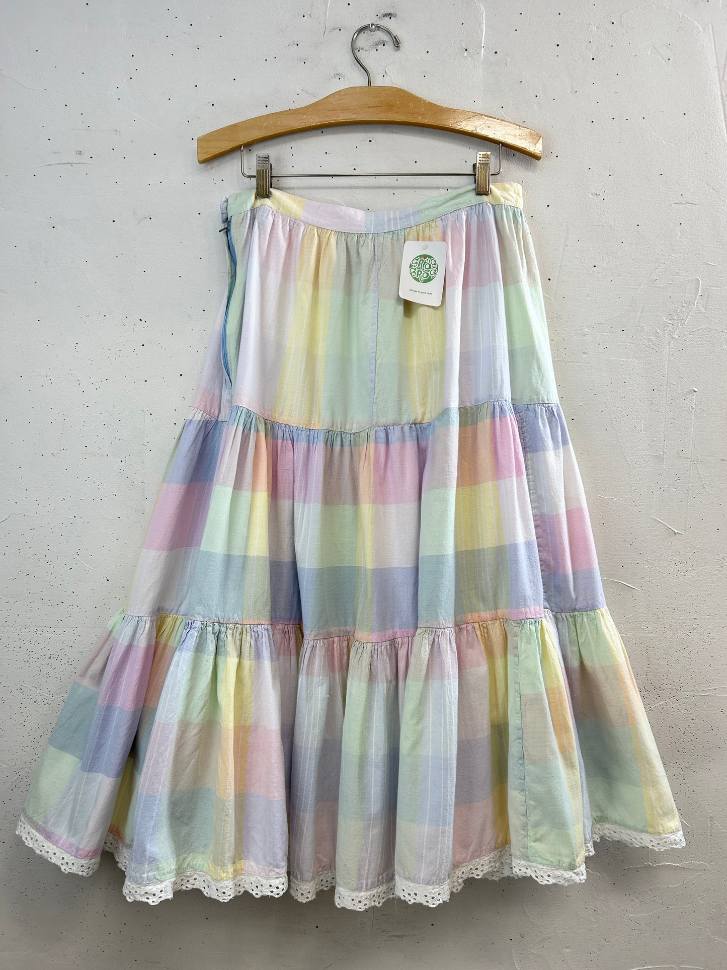 Vintage Check Skirt [B31496]