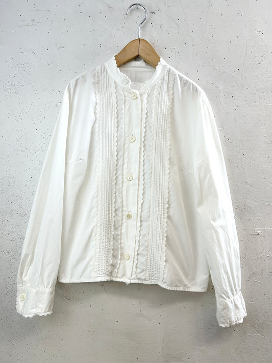 Vintage White Blouse [G32991]