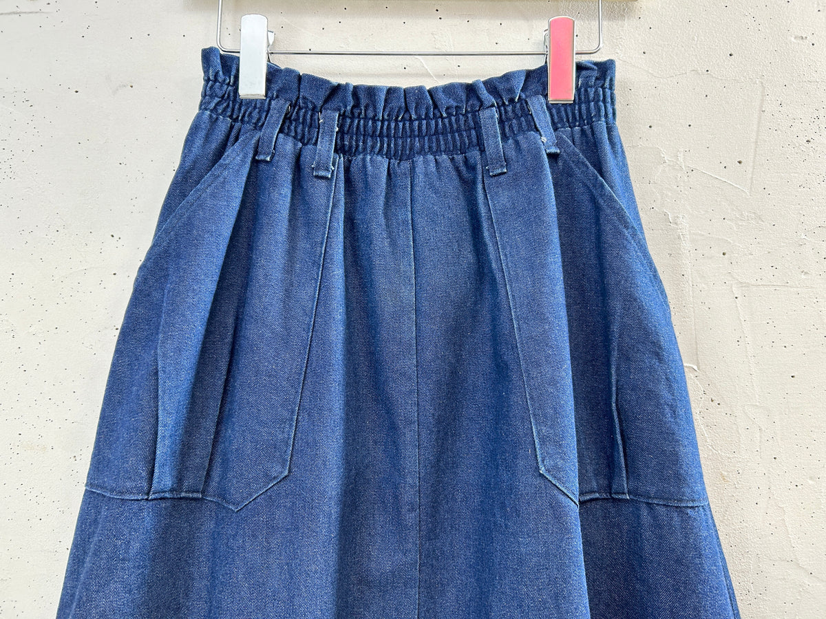 Vintage Denim Skirt [J34234]