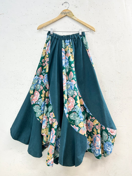 Vintage Escargot Patchwork Skirt [I33979]