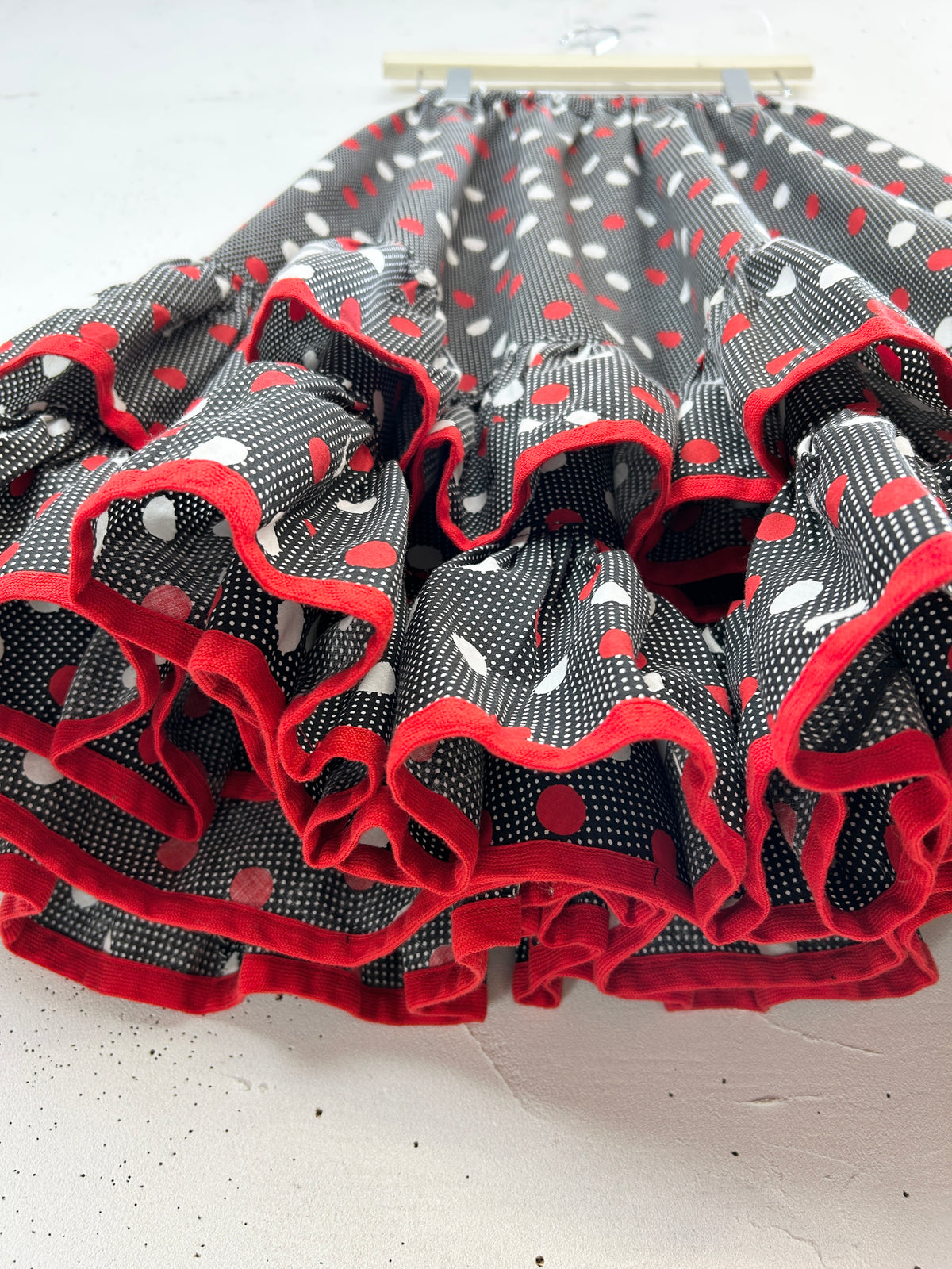 Vintage Dot Skirt [J34277]