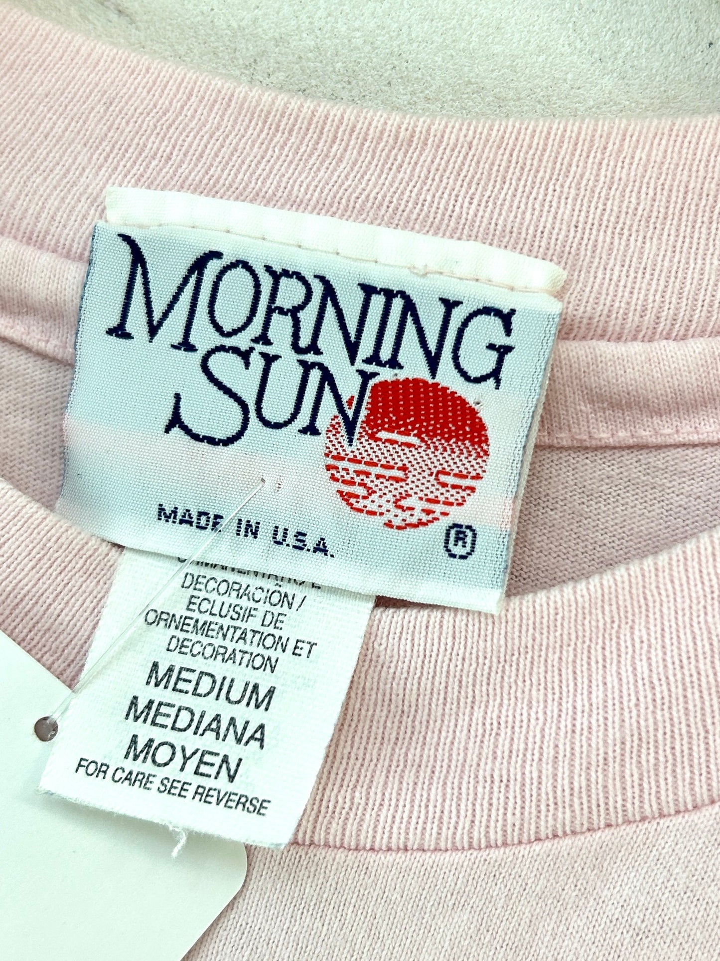 Vintage T-Shirt 〜MORNING SUN〜 MADE IN USA  [G33012]