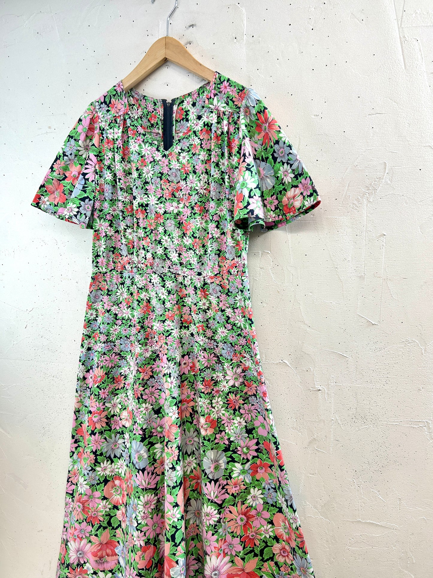 Vintage Dress MADE IN USA [D32067]
