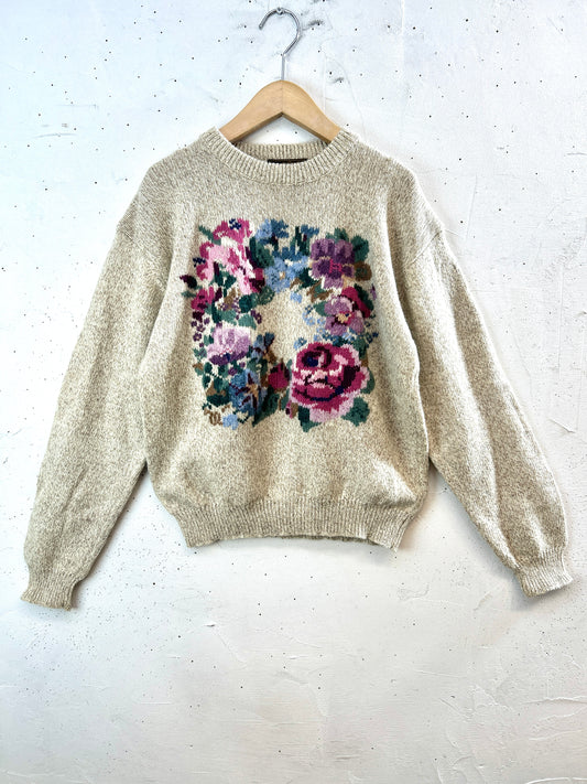 Vintage Knit Sweater  [J30622]