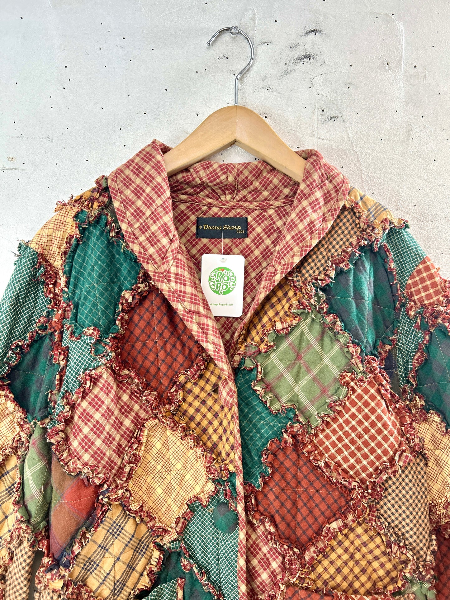 Vintage Patchwork Quilt Jacket  [J30533]