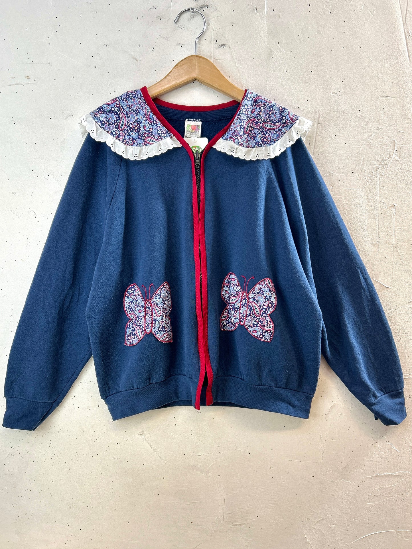 Vintage Custom Sweat Cardigan  MADE IN USA [I30240]