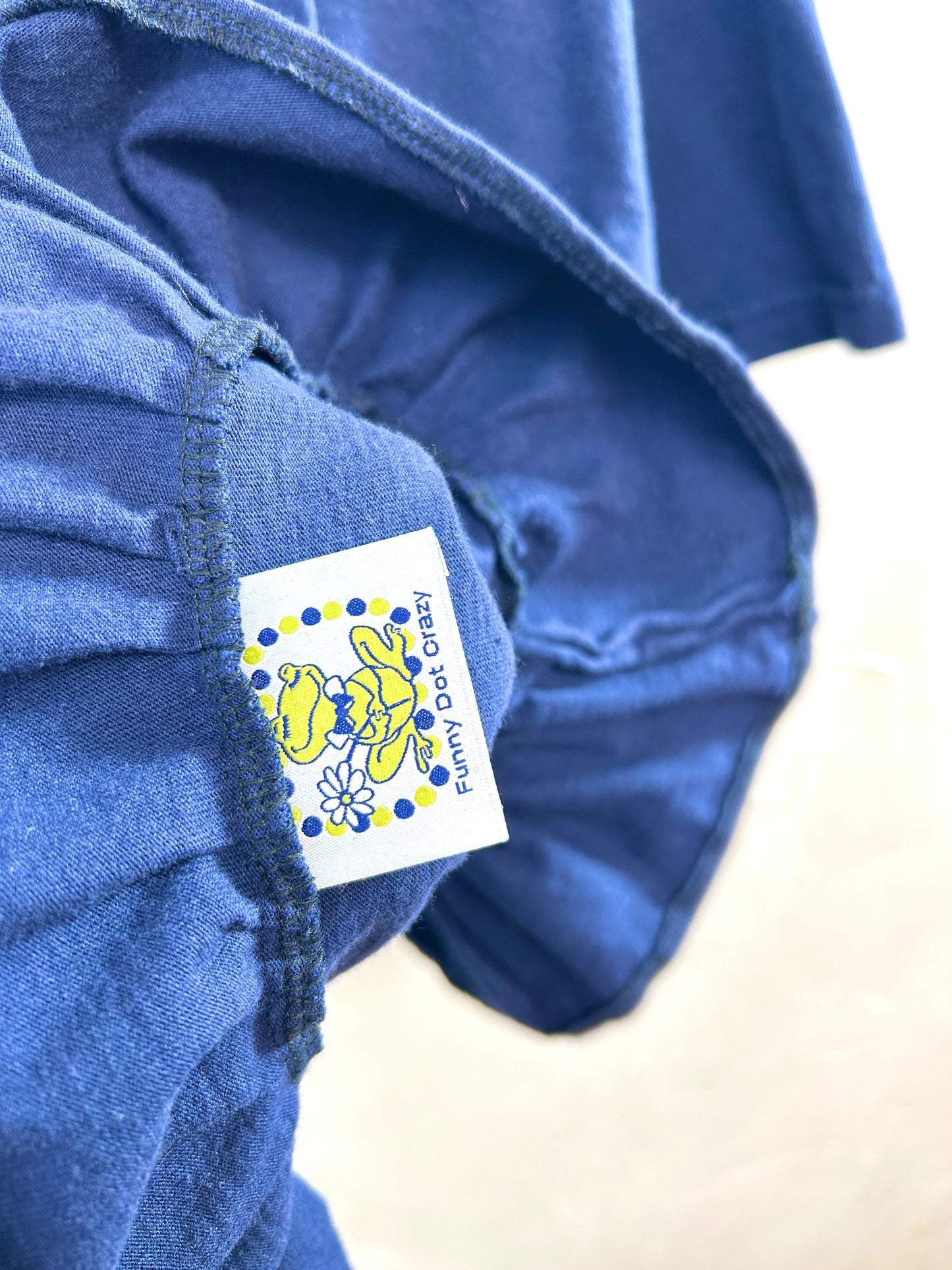 Vintage T Shirt 〜Funny dot CRAZY〜 [E32530]