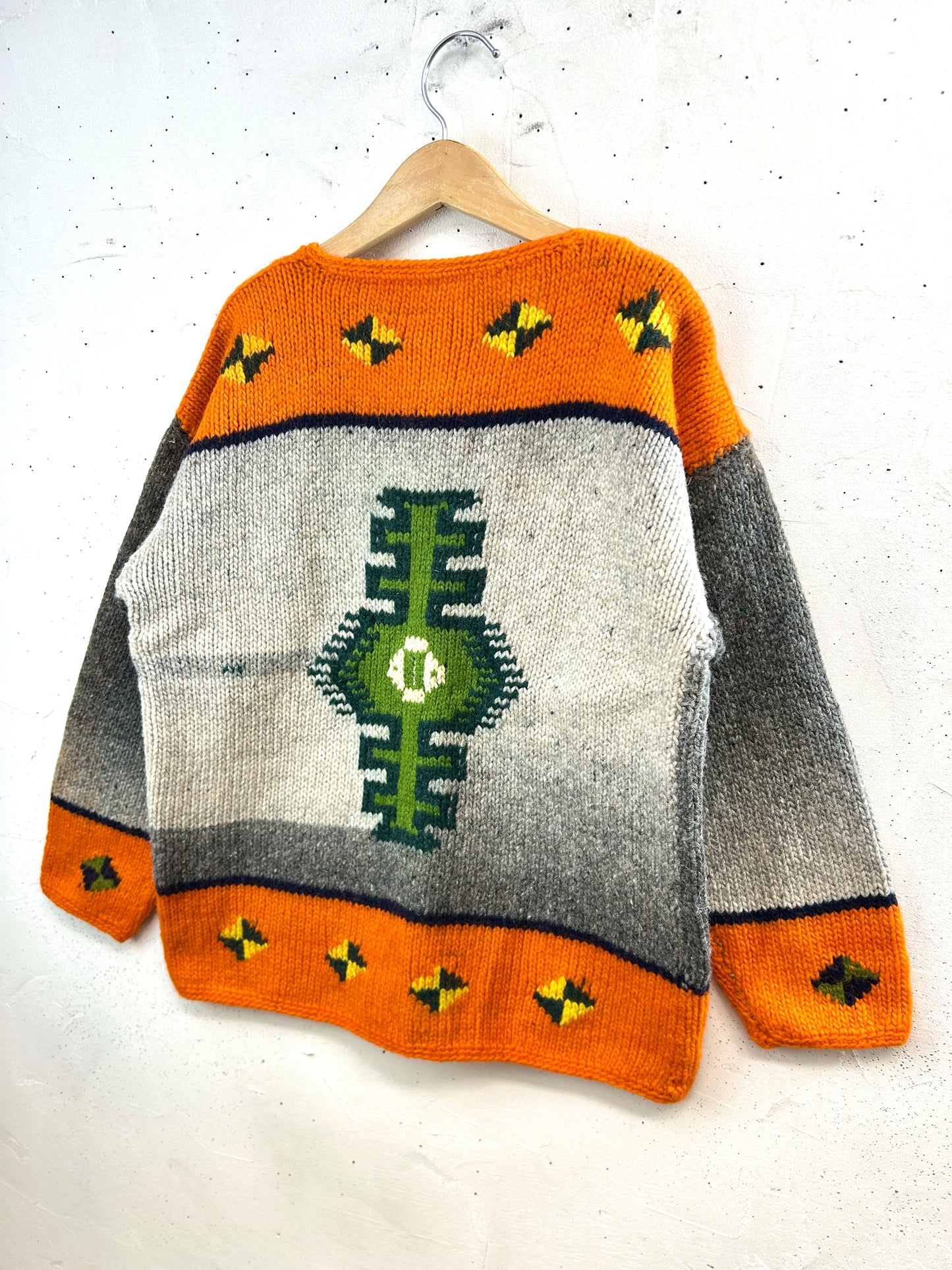 Vintage Hand Knit Cardigan [L31061]