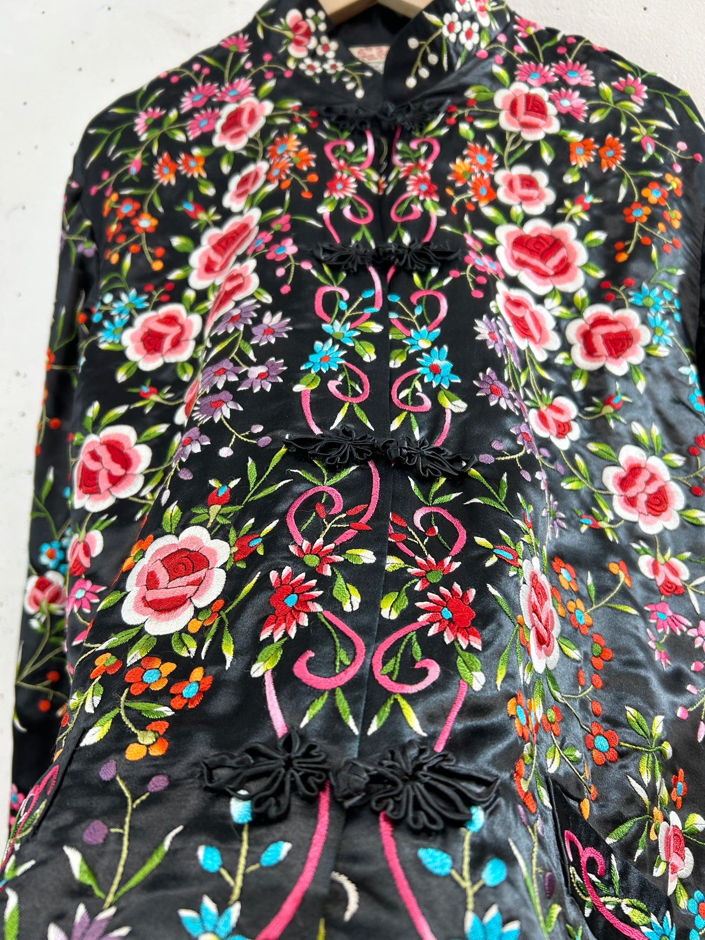 Vintage Silk China Jacket 〜Plum Blossoms〜[A31210]