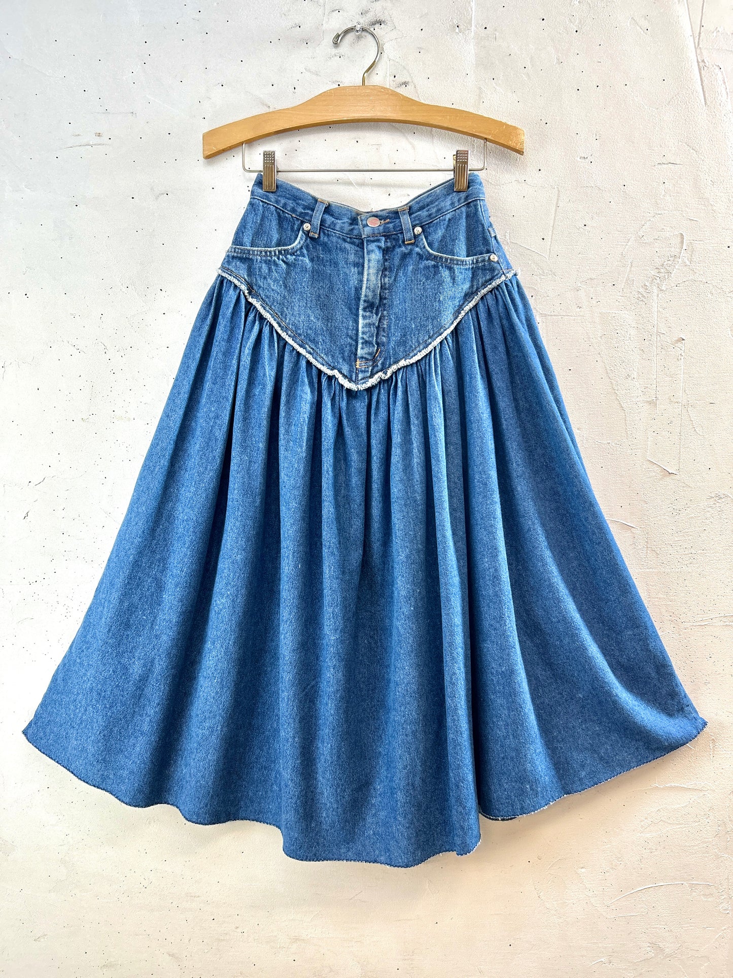 Vintage Custom Denim Skirt [J30555]