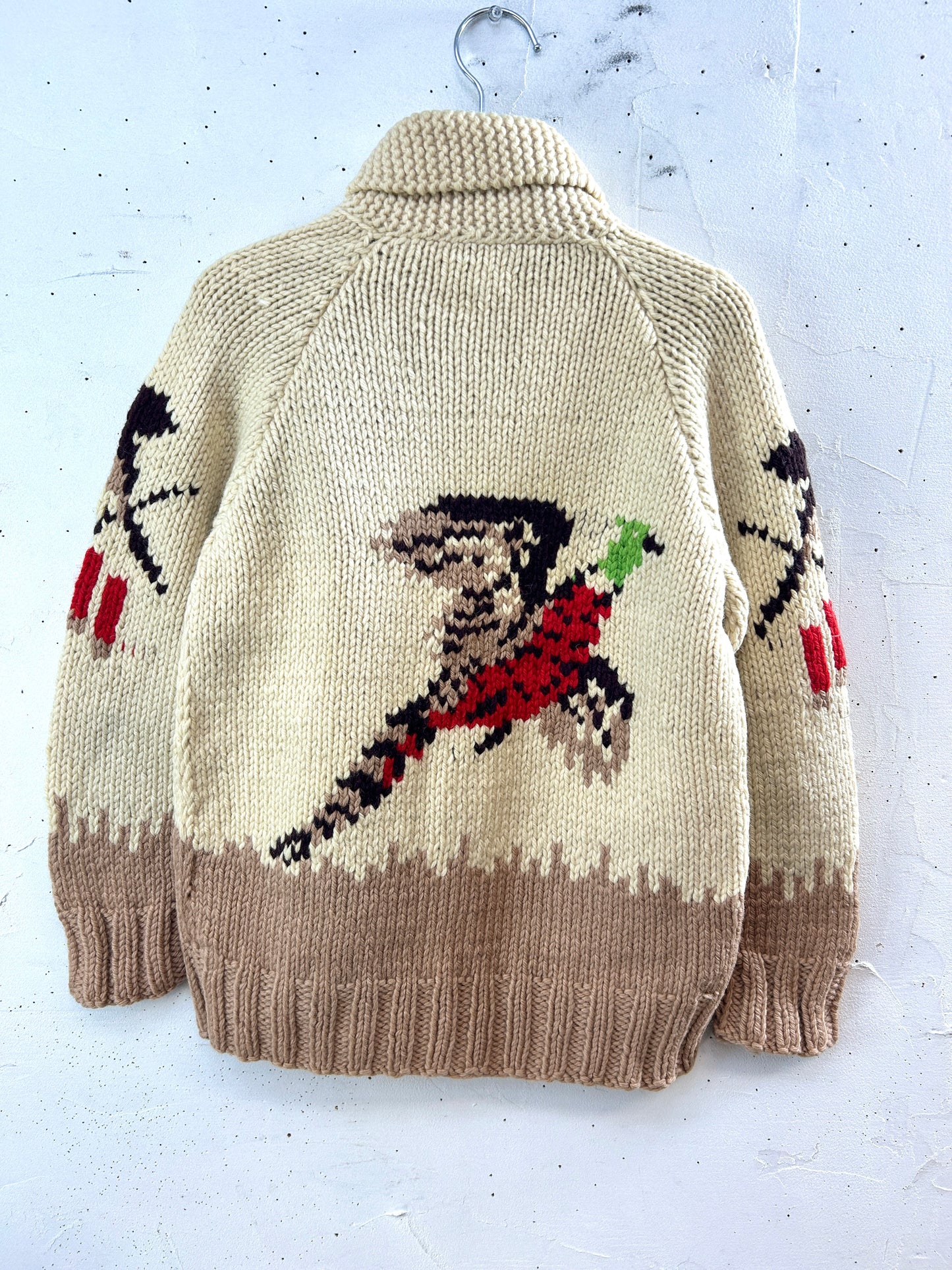 Vintage Cowichan Knit Cardigan [J30519]