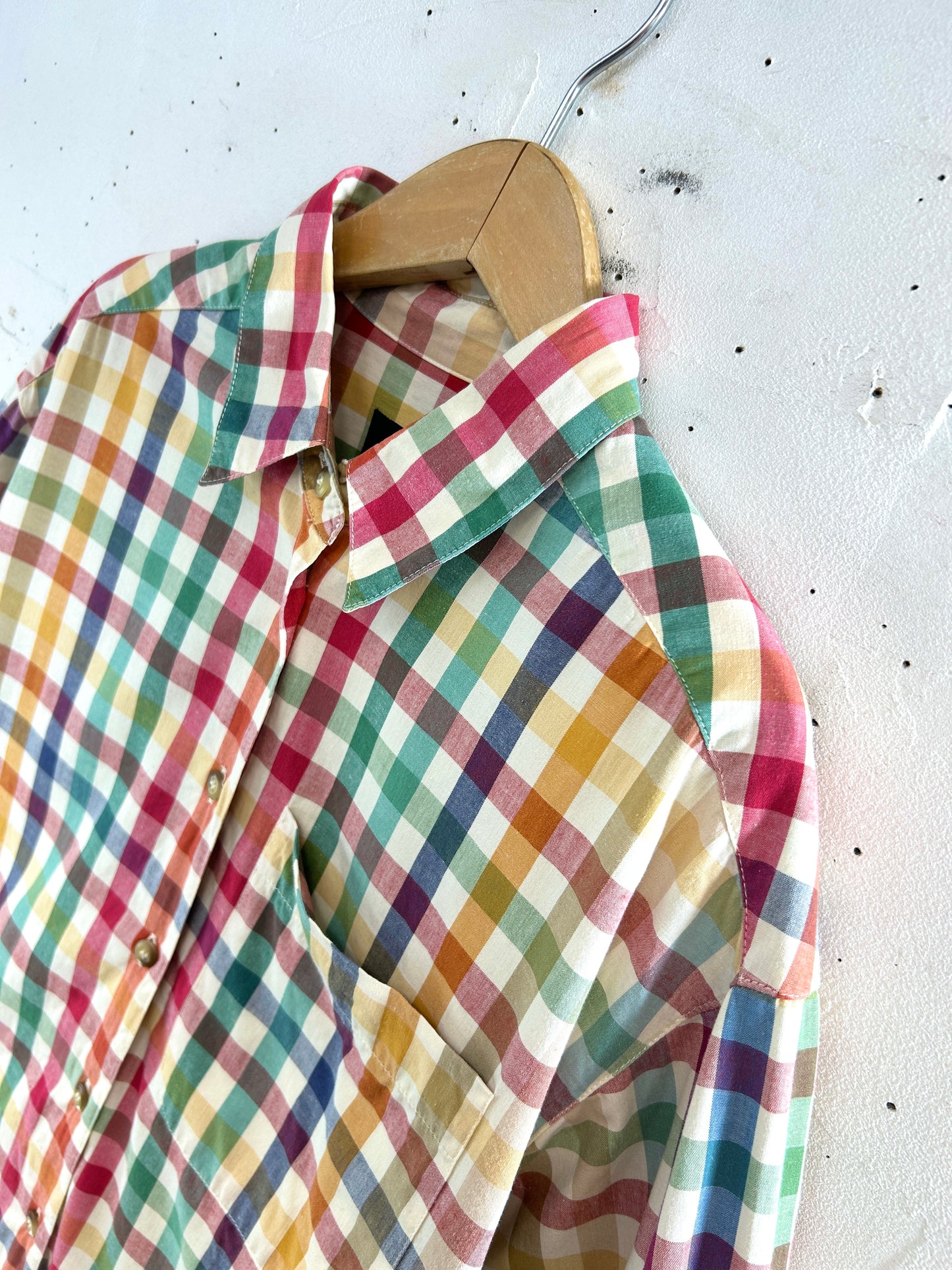 Vintage  Plaid Shirt  〜Lizsport〜[E32429]