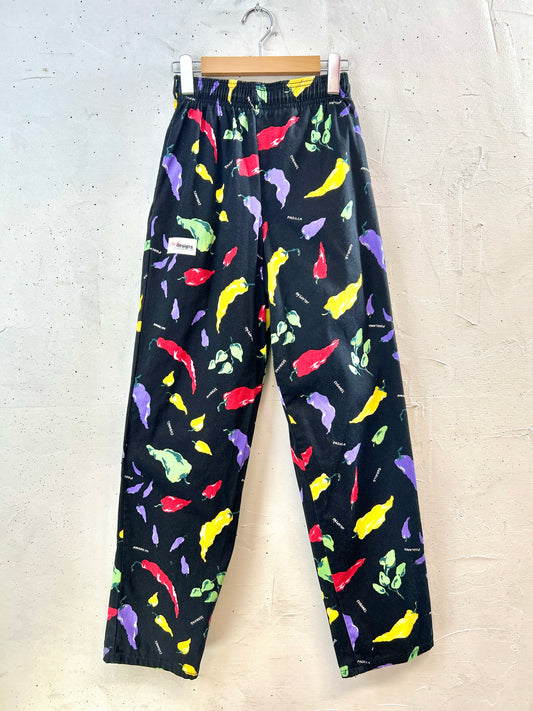 Vintage Chef Pants MADE IN MEXICO [H30782]