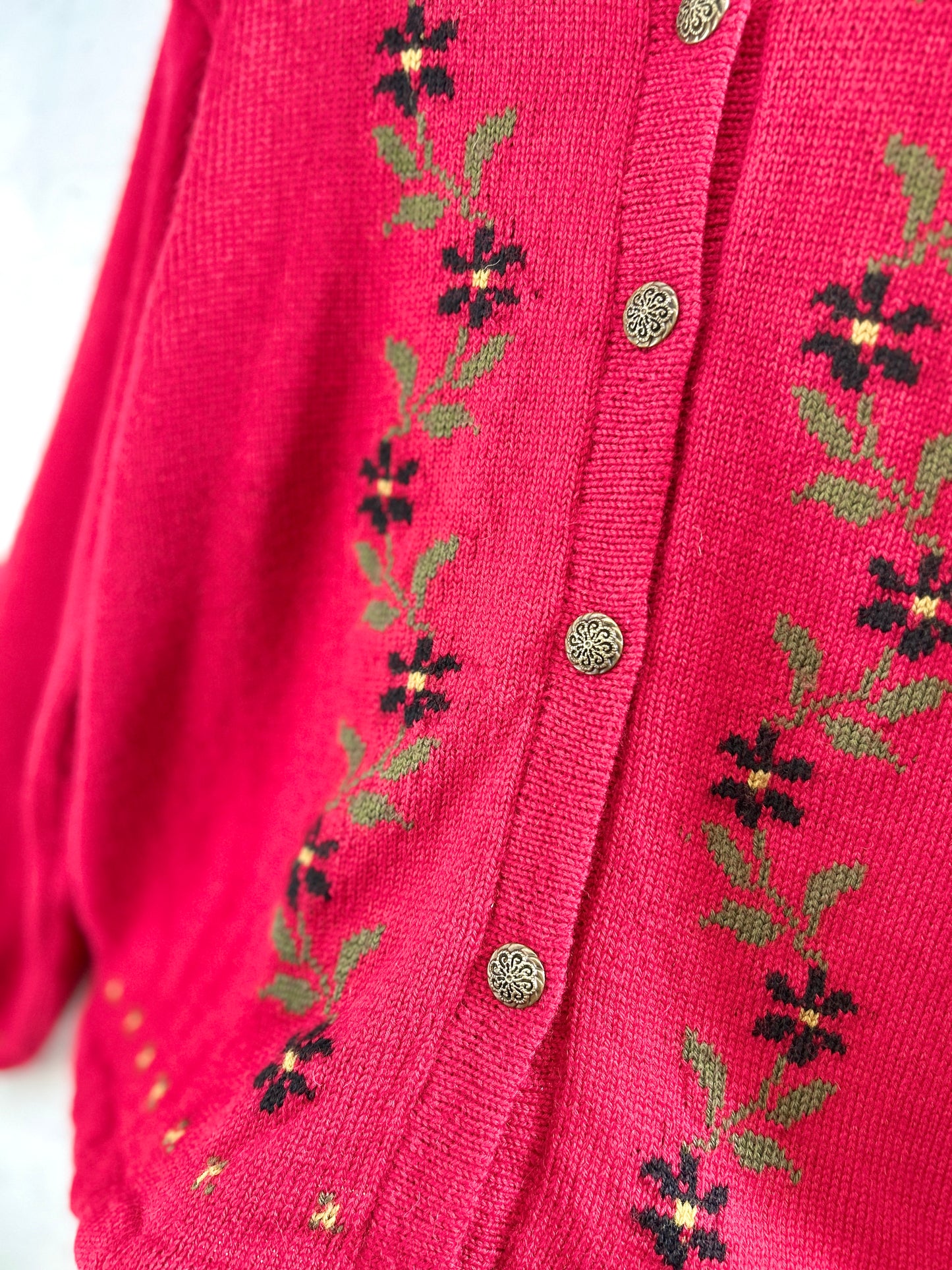 Vintage Knit Cardigan MADE IN IRELAND [K30893]