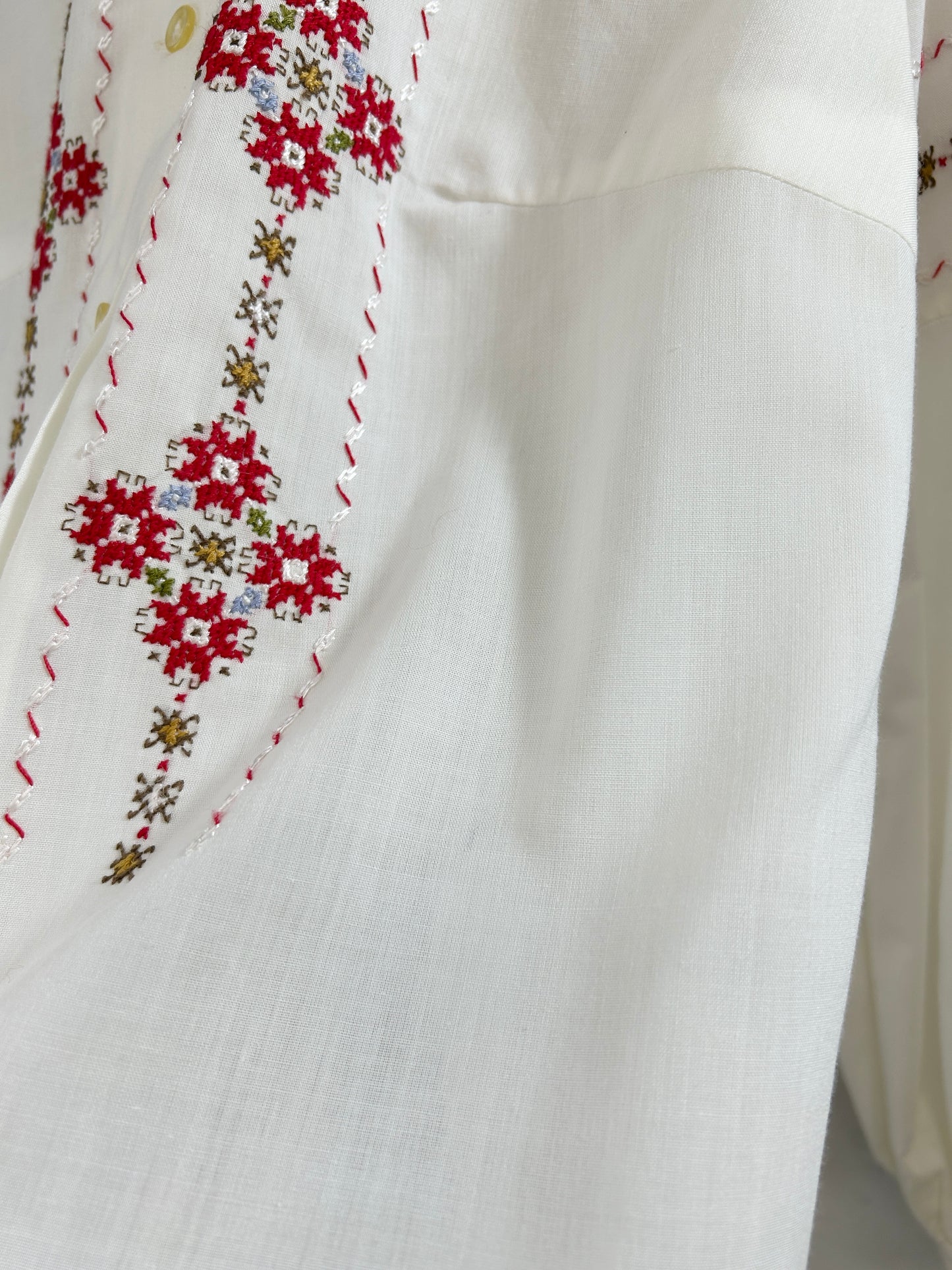 Vintage Embroidery Blouse [F32616]