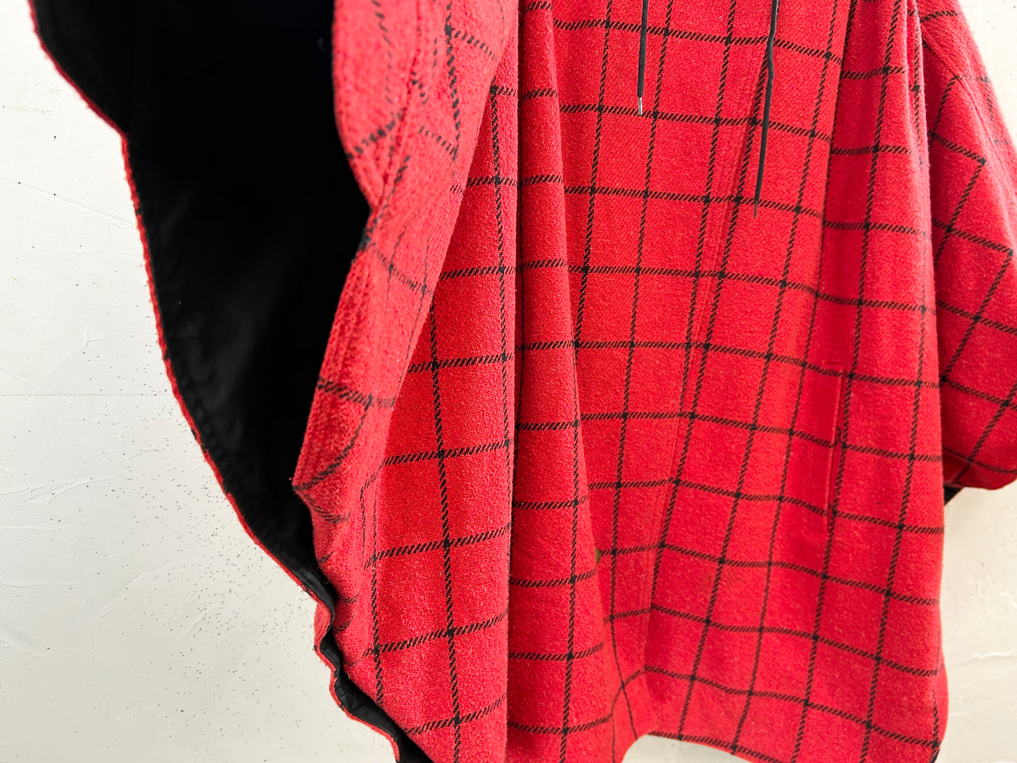 Vintage Poncho Reversible [A31230]