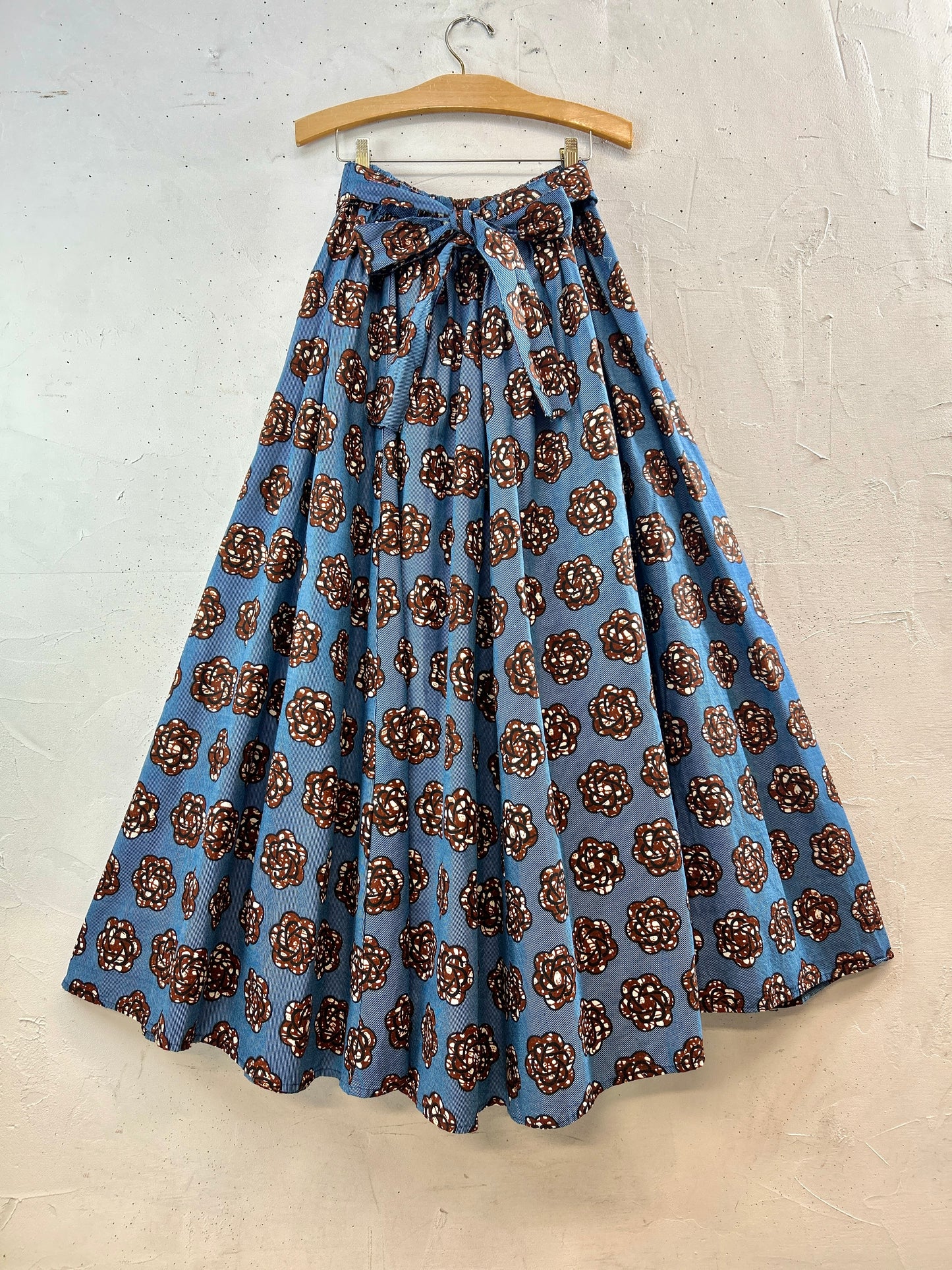 Vintage African Batik Skirt [K30841]