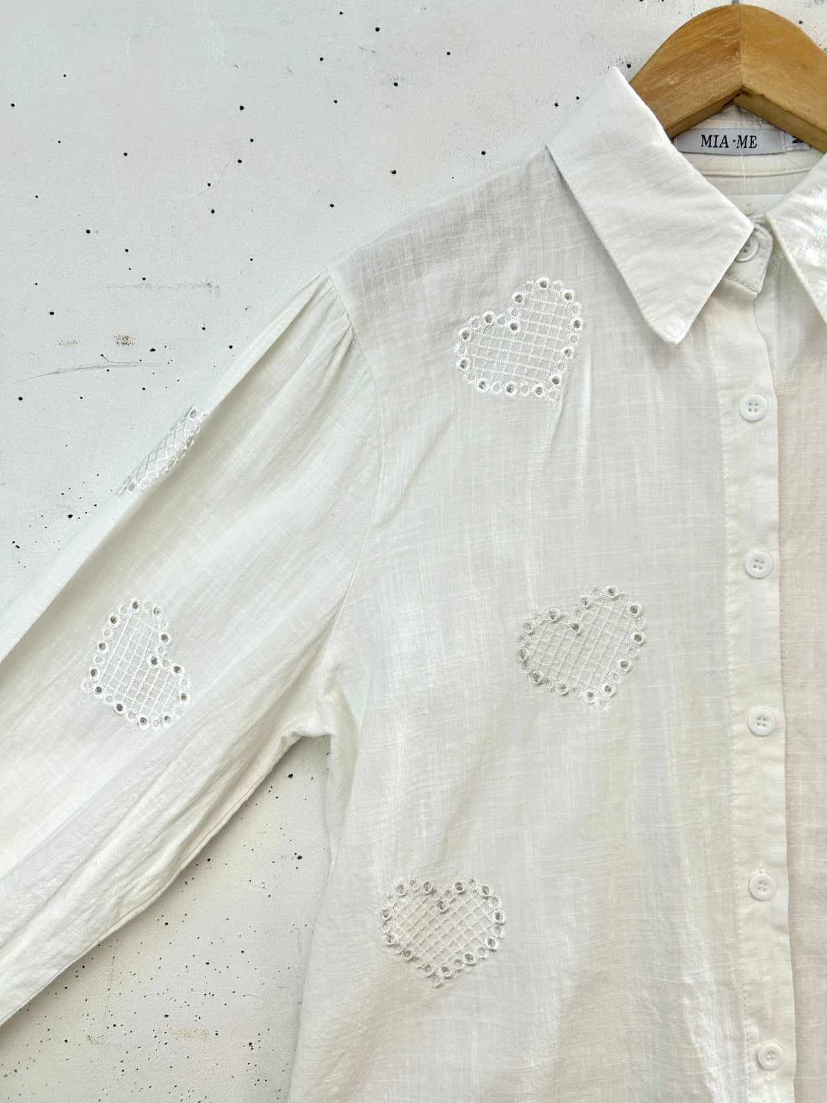Vintage White Blouse  [H33535]