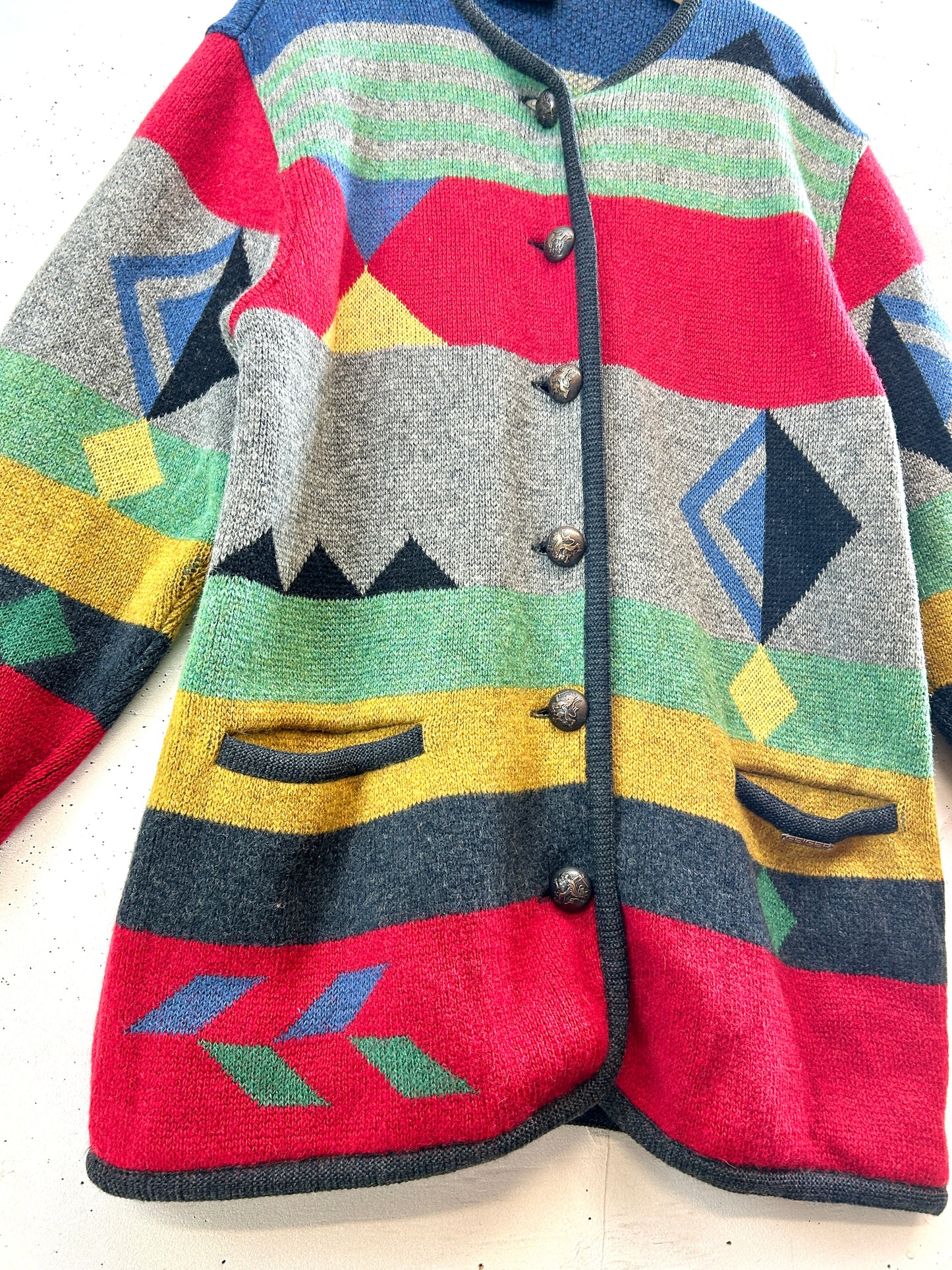 Vintage Knit Jacket 〜GEIGER〜 [K30696]