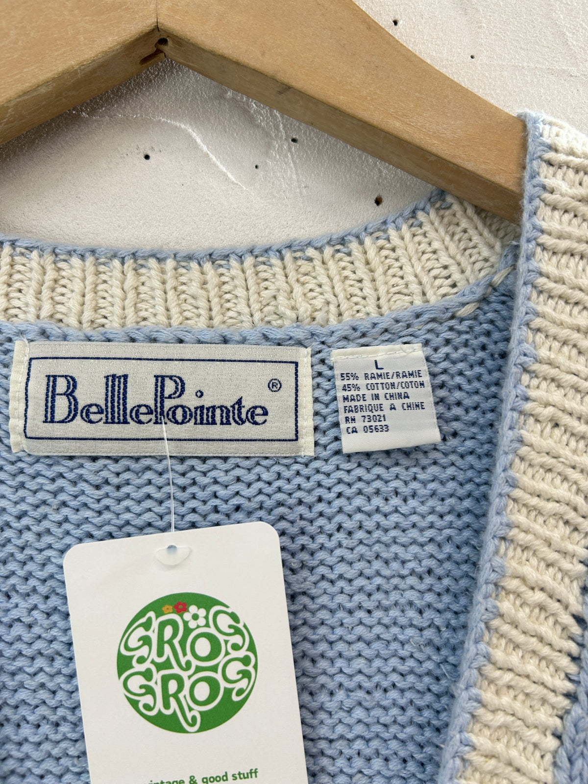 Vintage Knit Vest [J34178]
