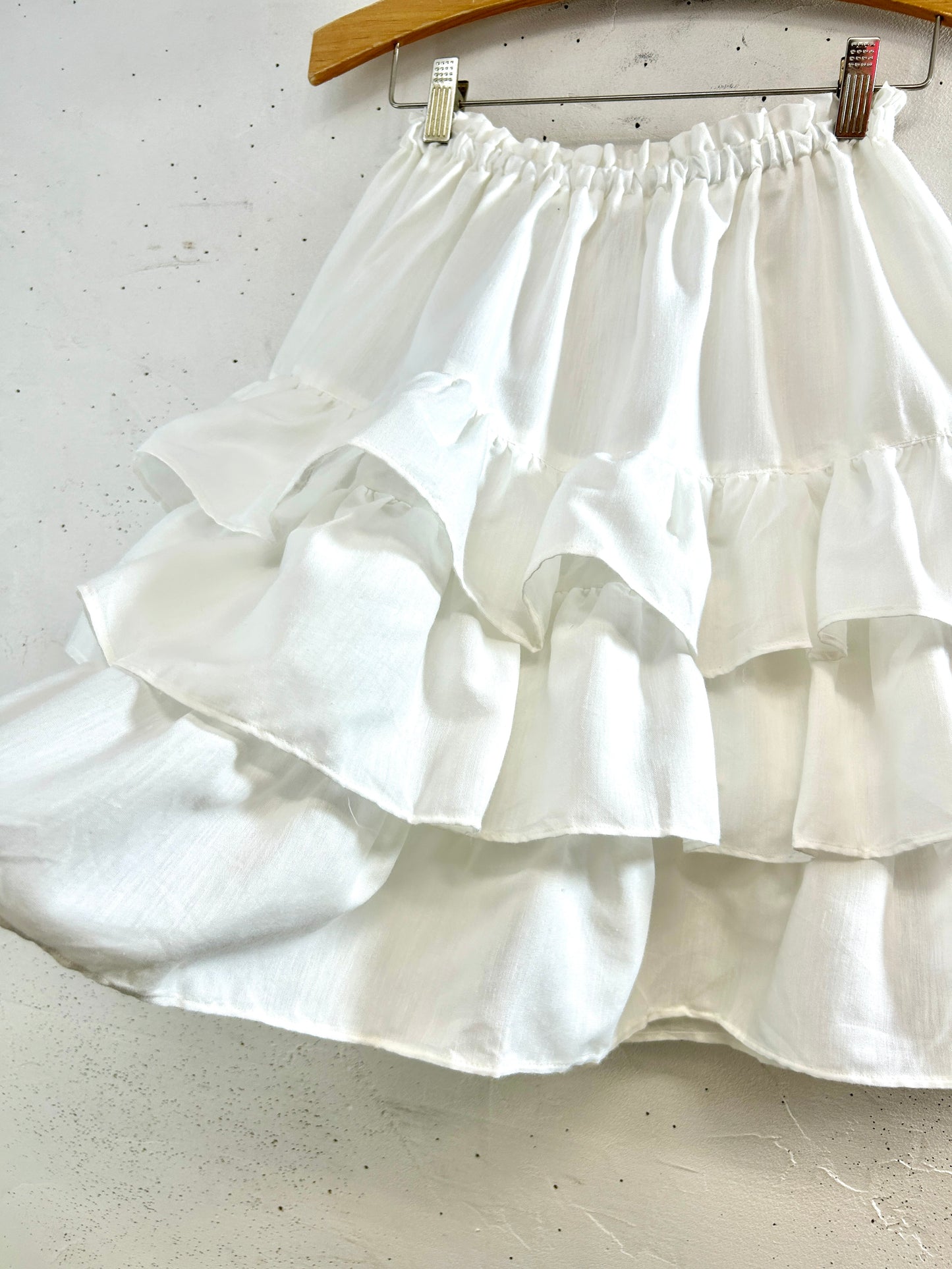 Vintage Tiered Skirt  MADE IN ESPANA [E32329]