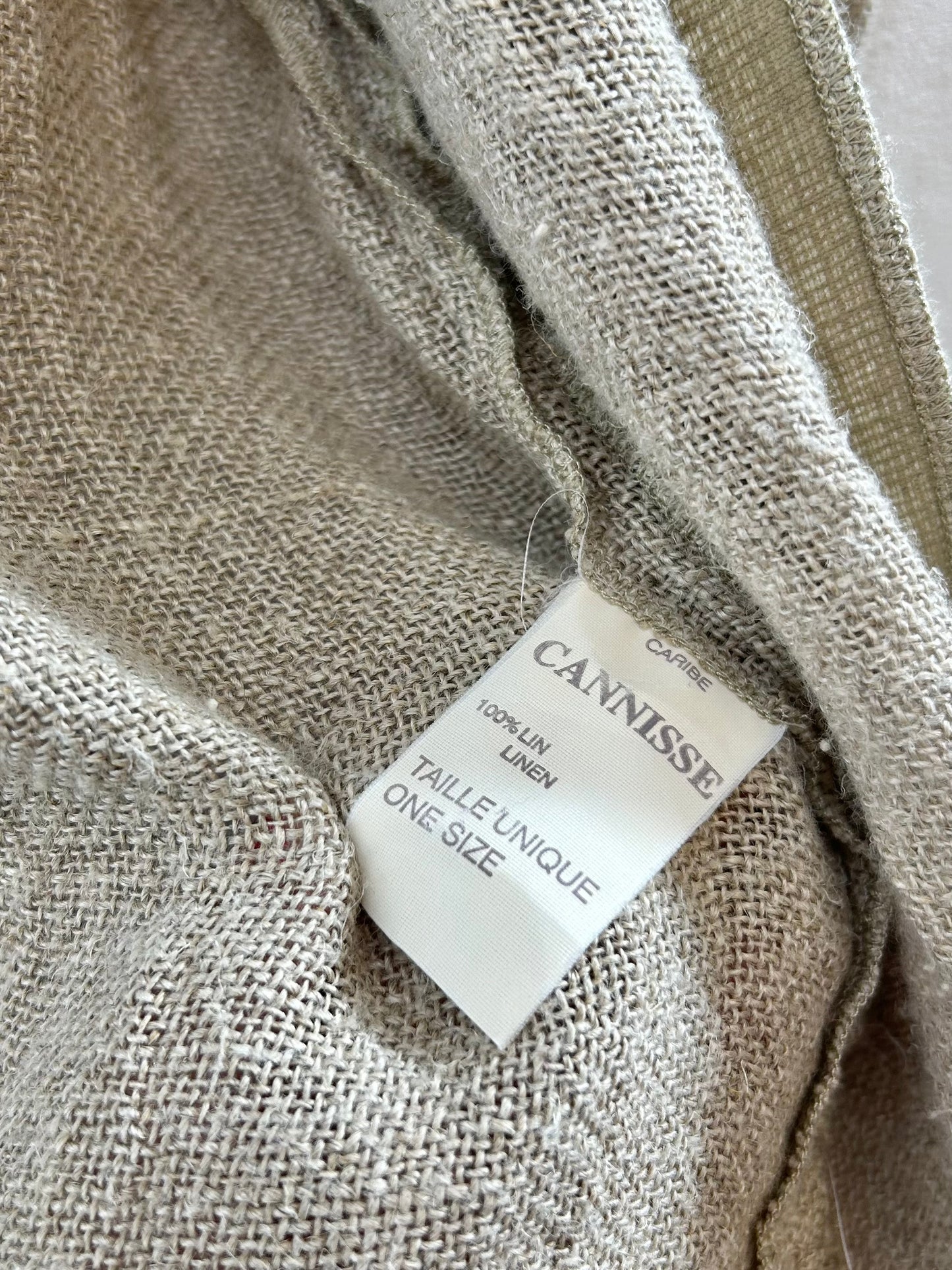 Vintage Linen Vest [G30754]