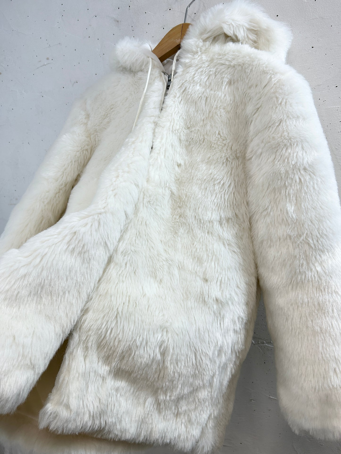 Vintage Eco Fur Jacket 〜MADE IN USA〜 [L31115]