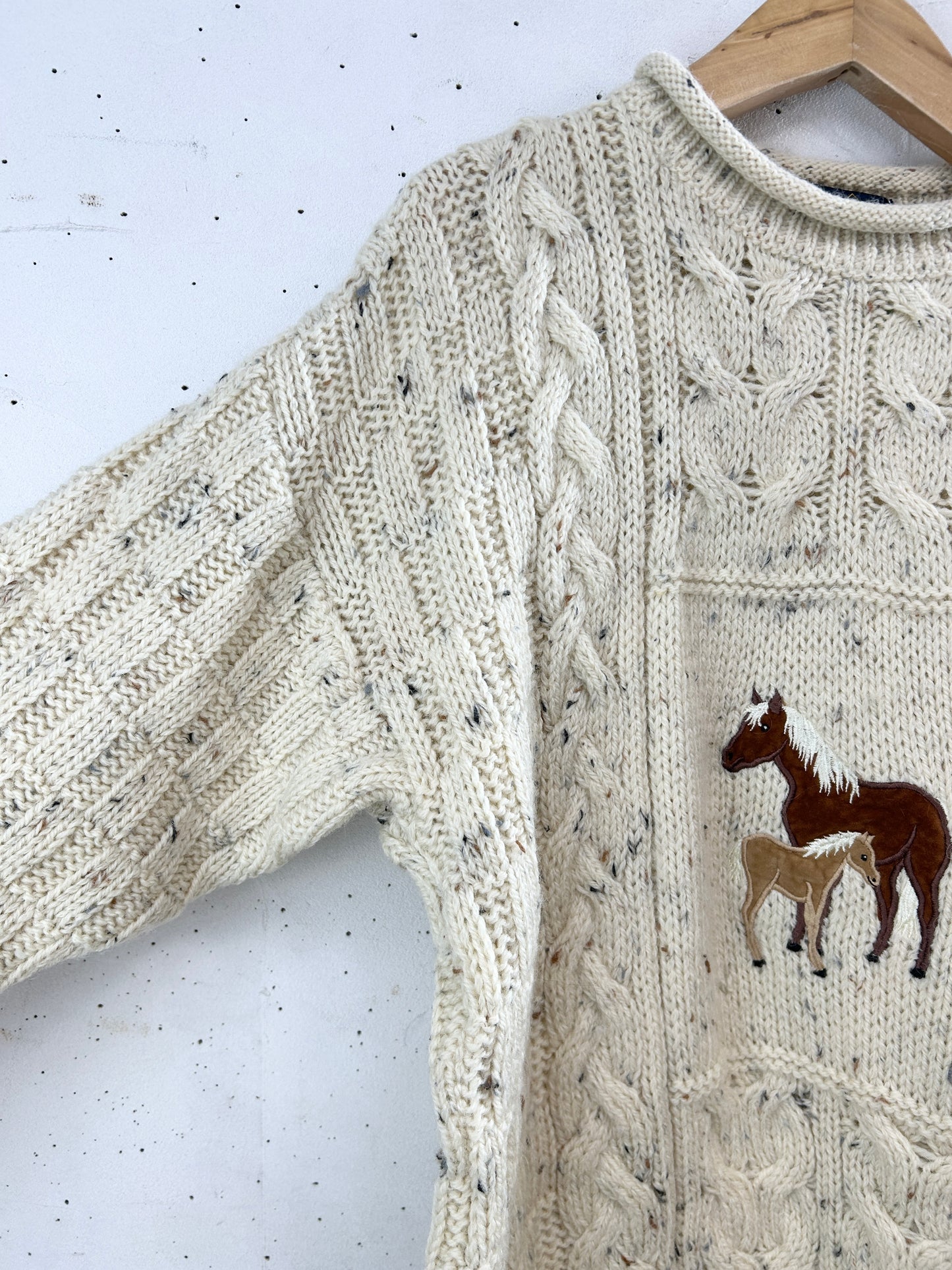 Vintage Knit Sweater 〜Villeger〜 [L31183]