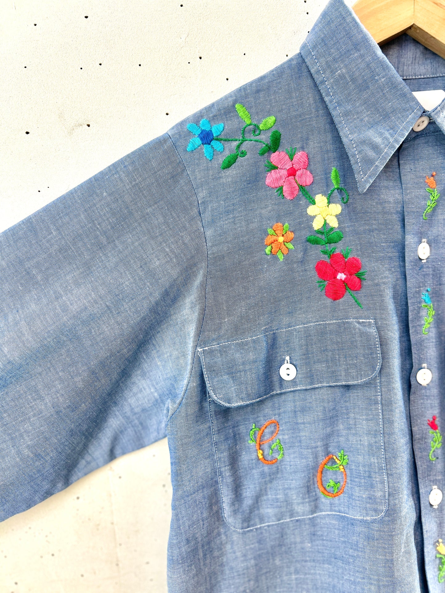 '70sVintage Chambray Shirt [H30980]