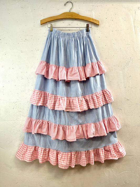Vintage Tiered Skirt [B31709]