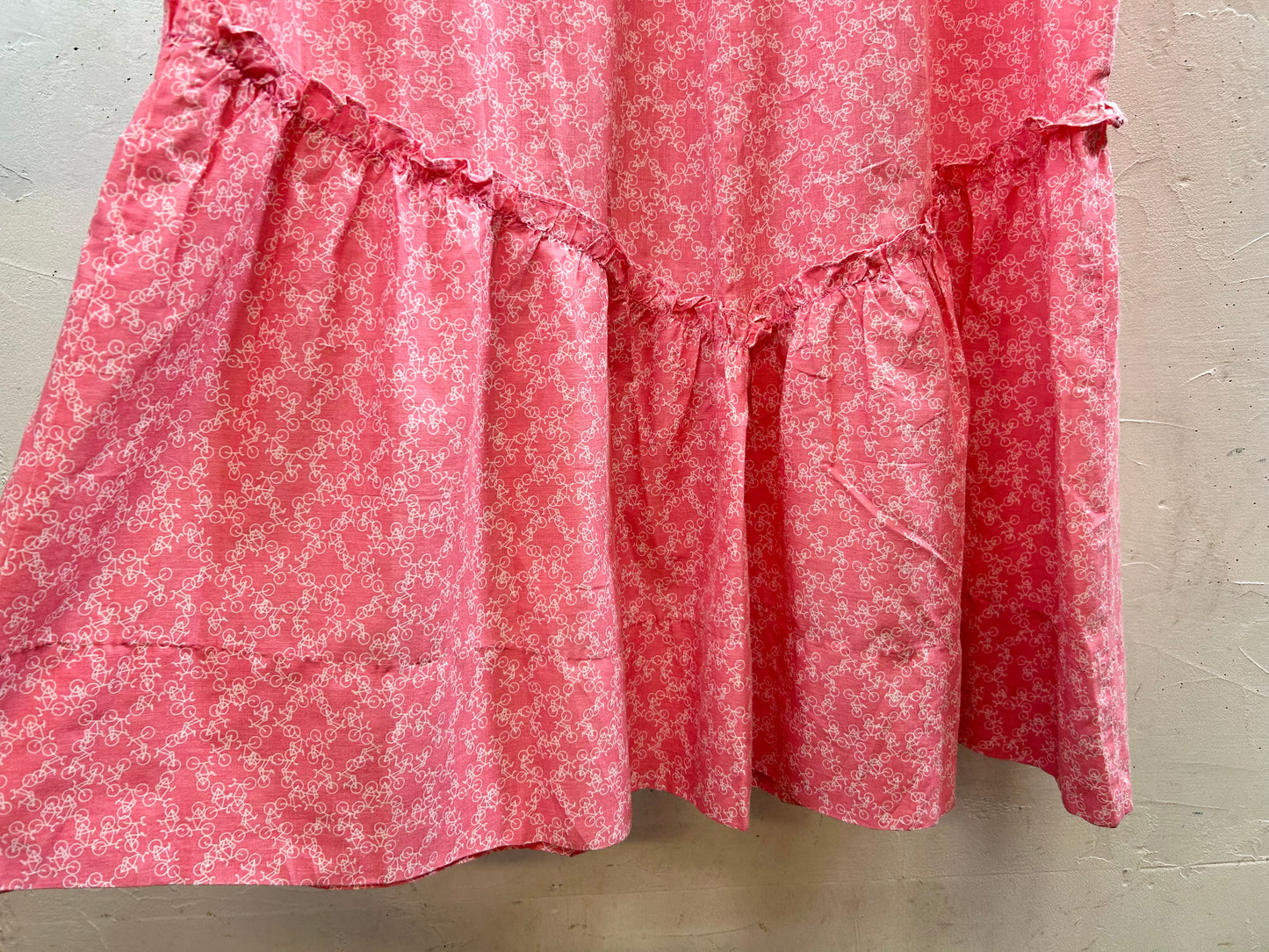 Vintage Bicycle Pattern Dress [G30805]