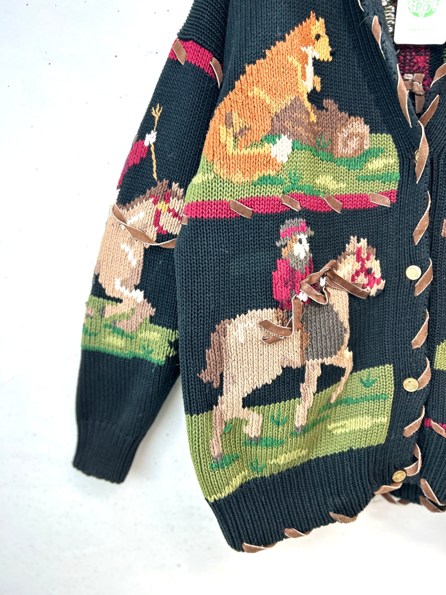 Vintage Knit Cardigan [A31312]