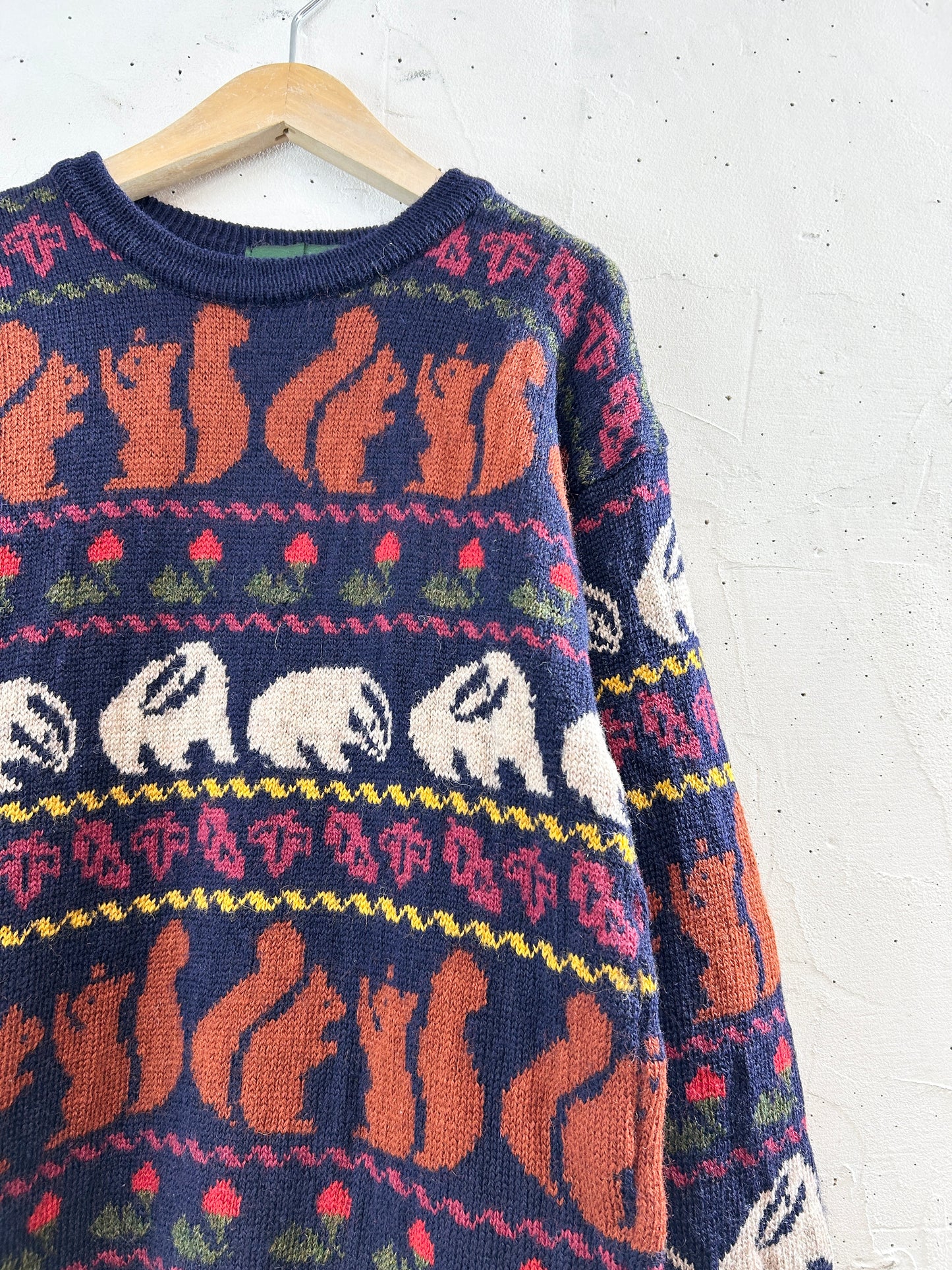 Vintage Knit Sweater [L30980]
