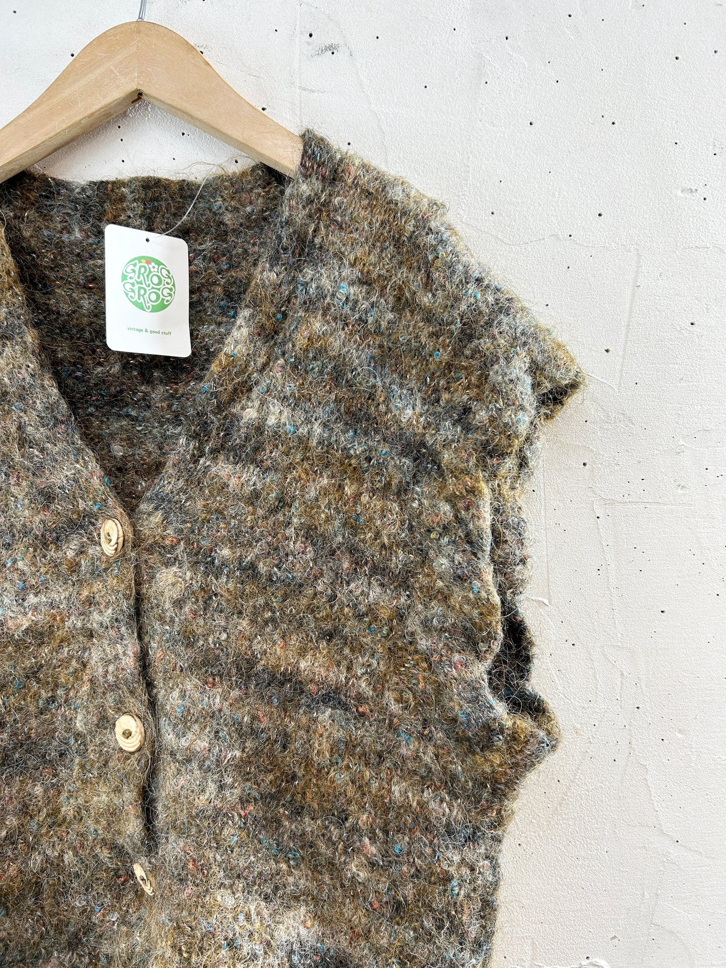 Vintage Knit Vest [J30549]