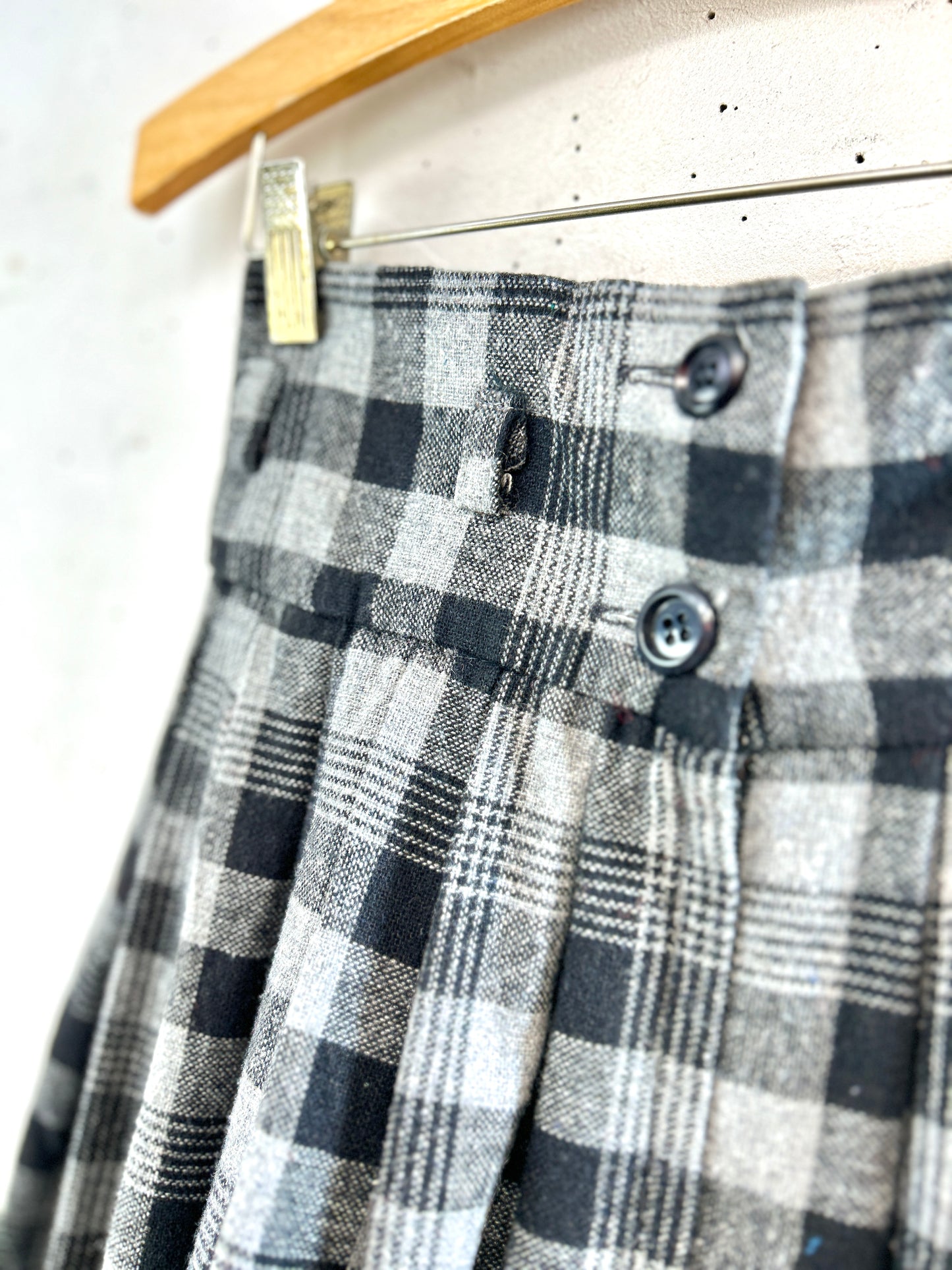 Vintage Plaid Skirt   [L31011]