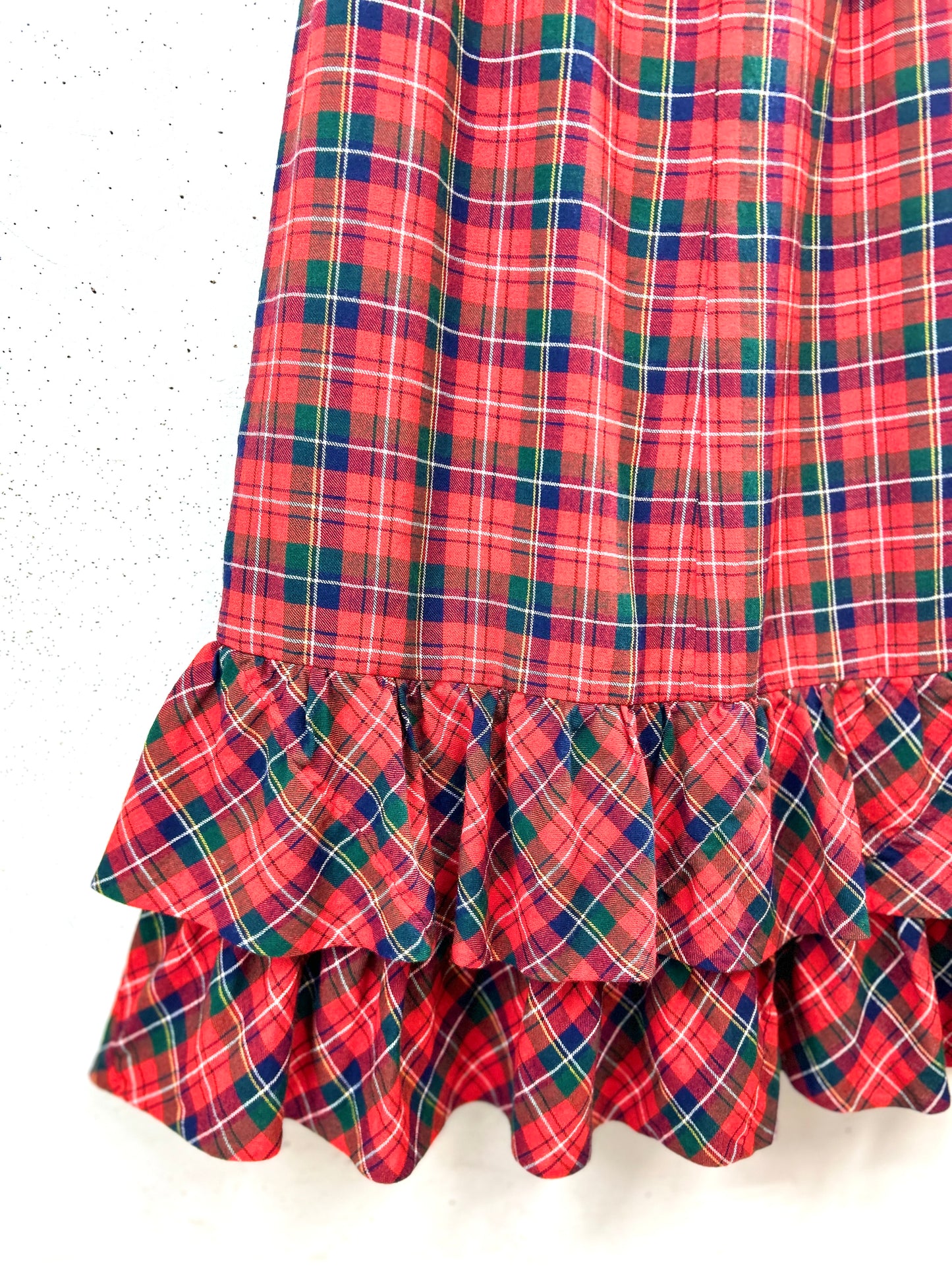 Vintage Plaid Skirt   [L31089]