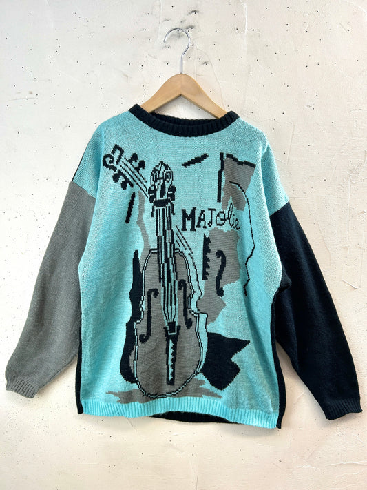 Vintage Knit Sweater [K30723]