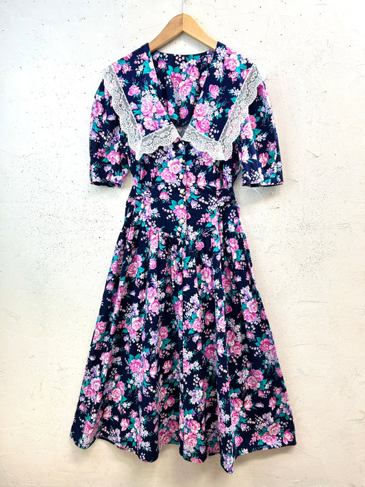 Vintage Sailor Collar Dress [D32155]