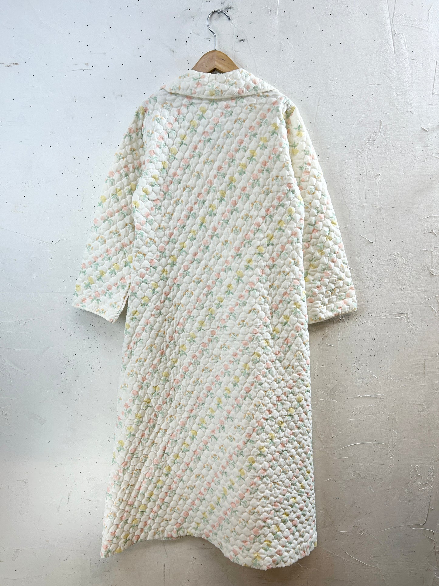 ’70s Vintage Quilting Gown [I30306]