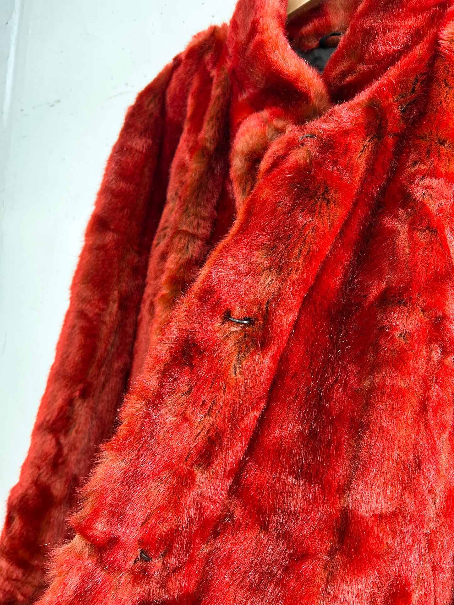Vintage Eco Fur Coat [A31197]