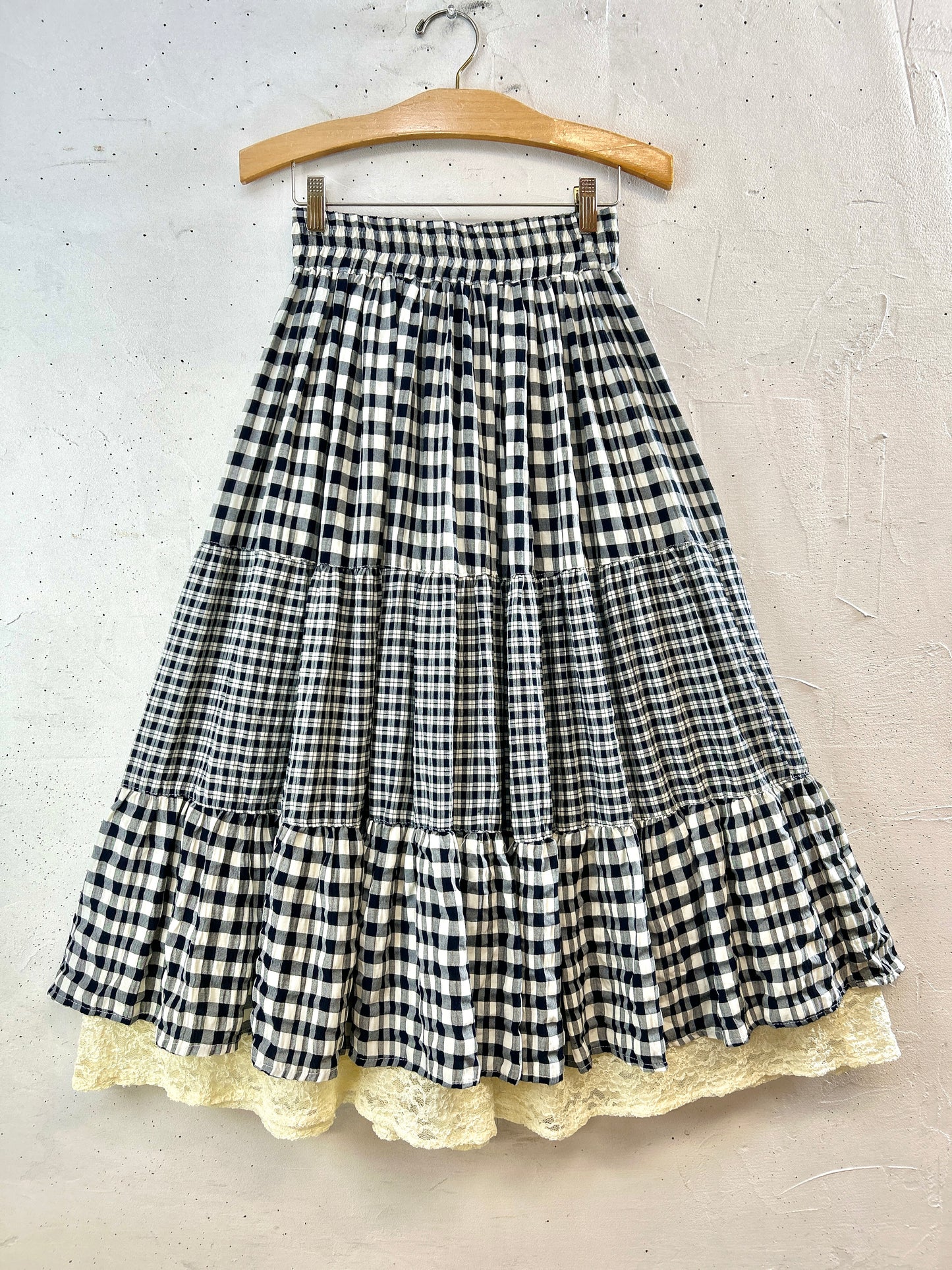 Vintage Tiered Skirt MADE IN FRANCE [K30715]