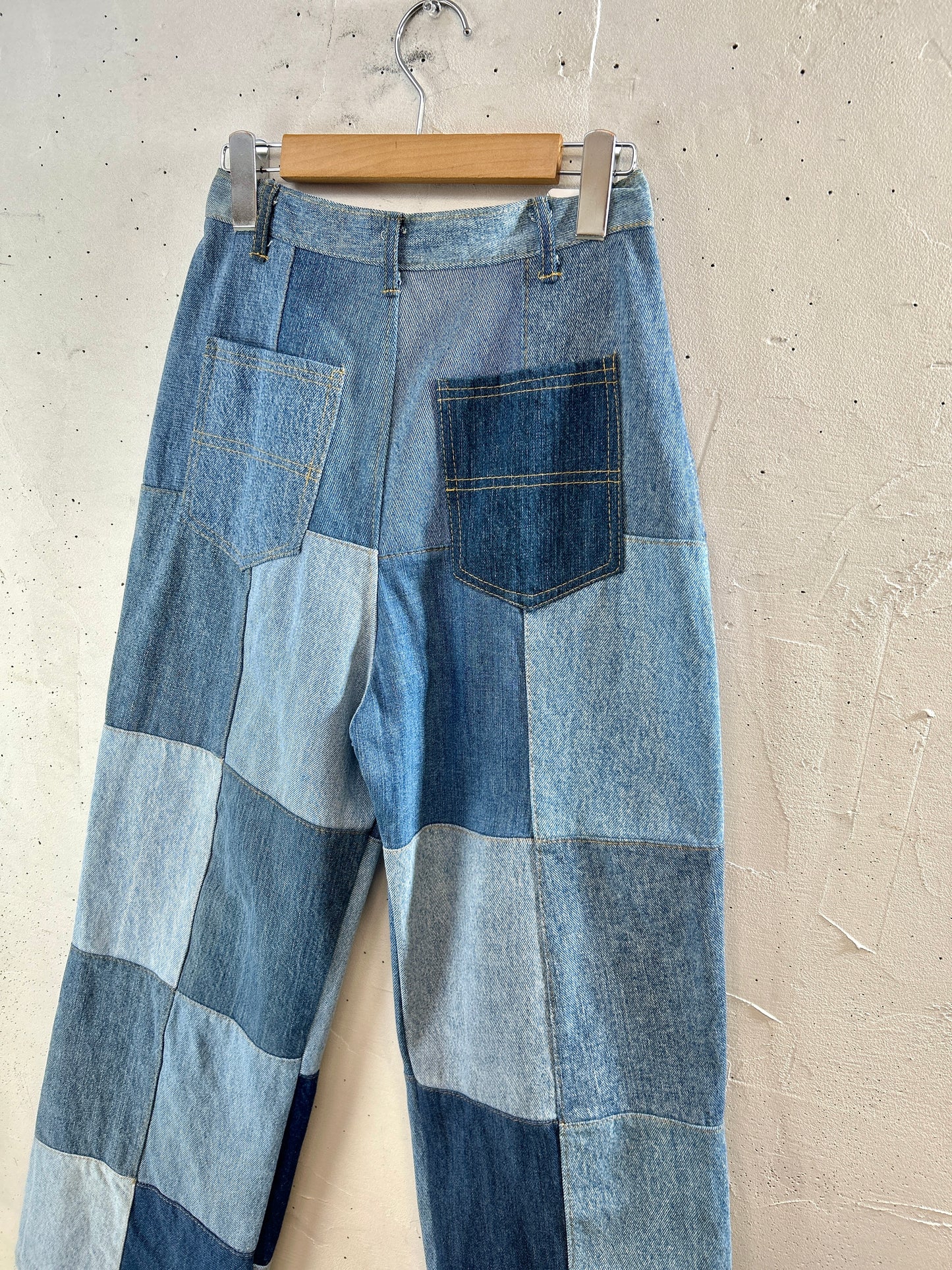 Vintage Patchwork Denim Pants [L30947]