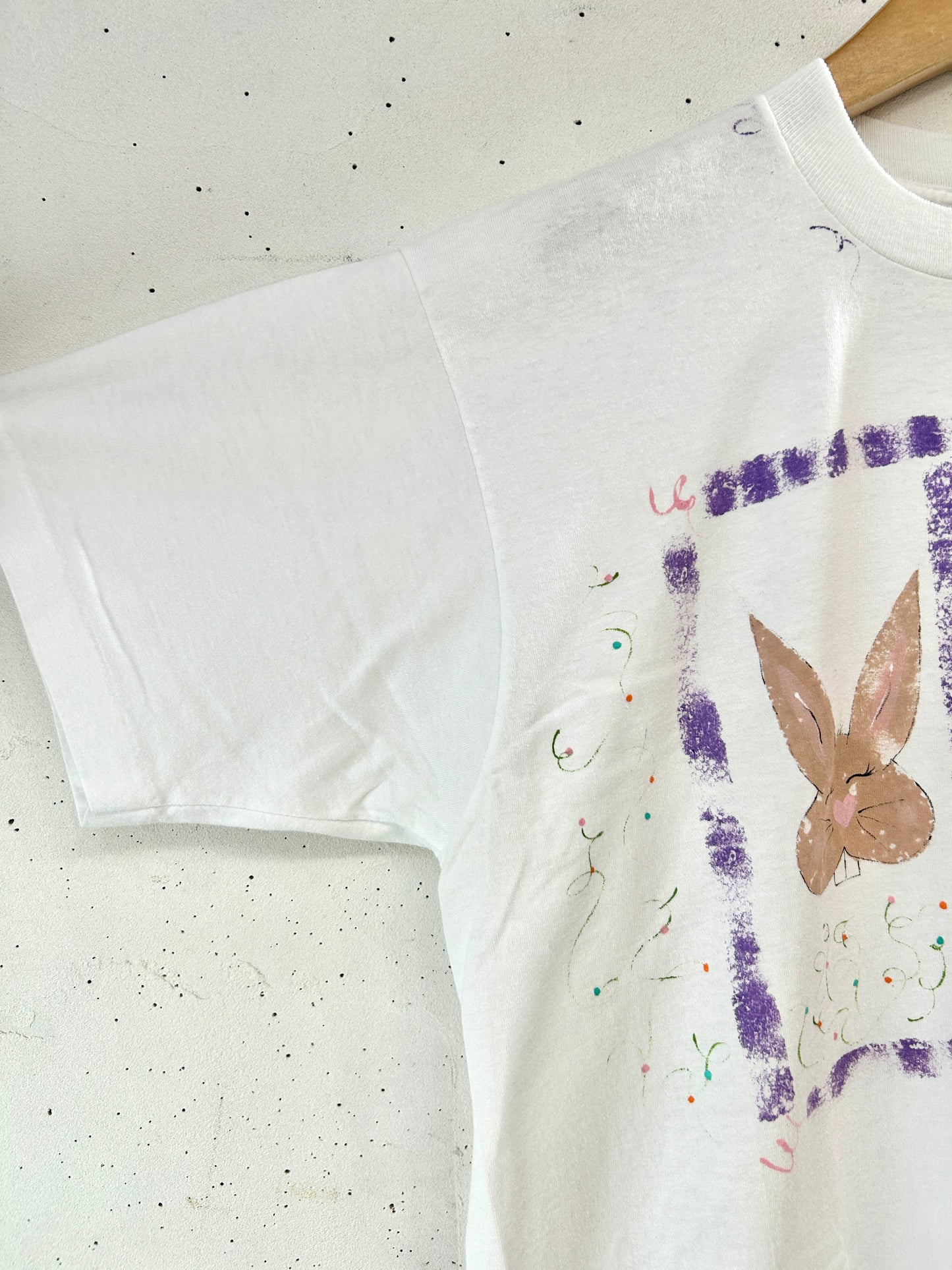 Vintage Hand Painted T-Shirt 〜BEST FRUIT OF THE LOOM 〜 MADE IN USA [E32439]