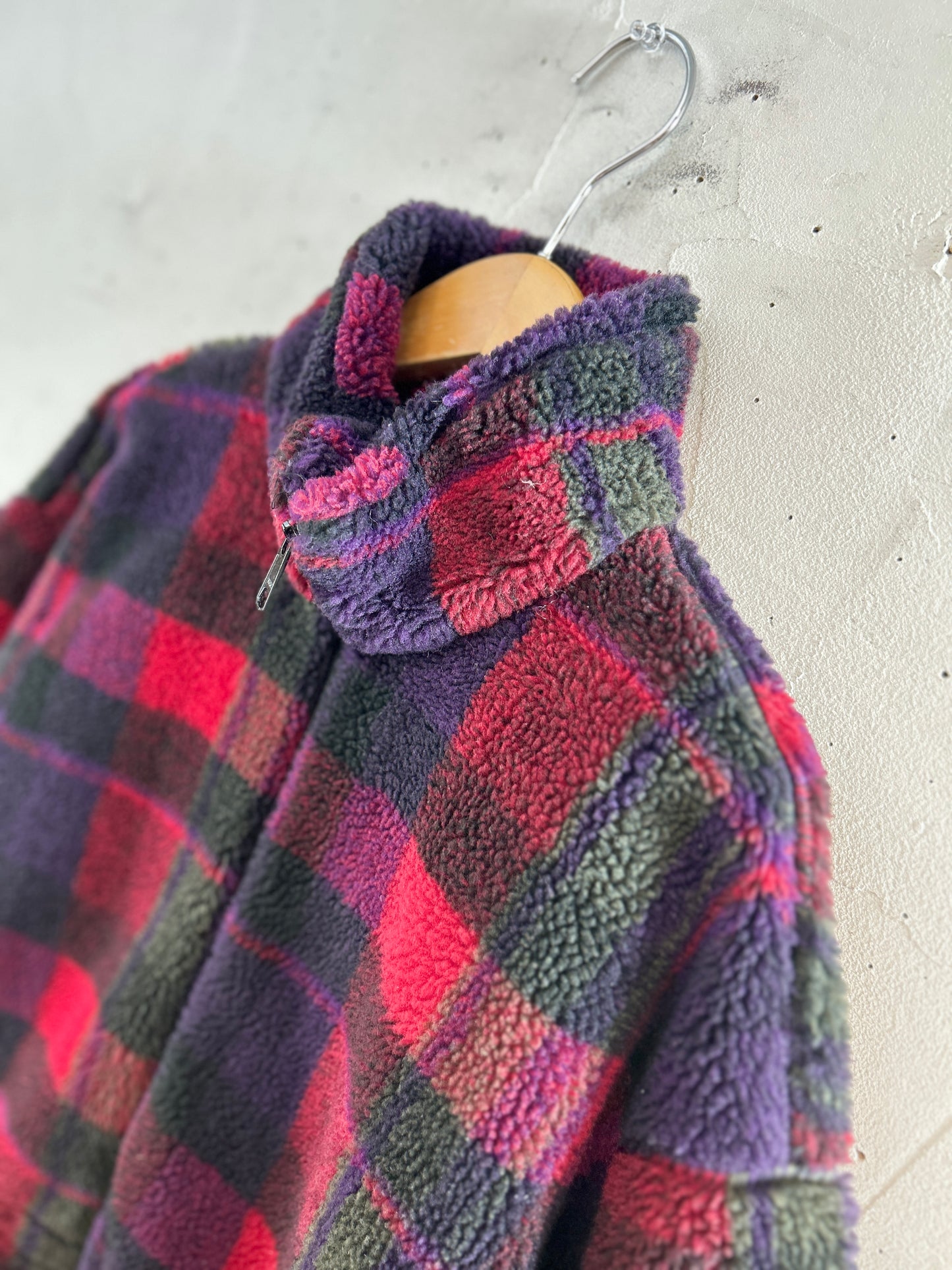 Vintage Boa Jacket 〜Coldwater Creek〜 MADE IN Canada [K30797]