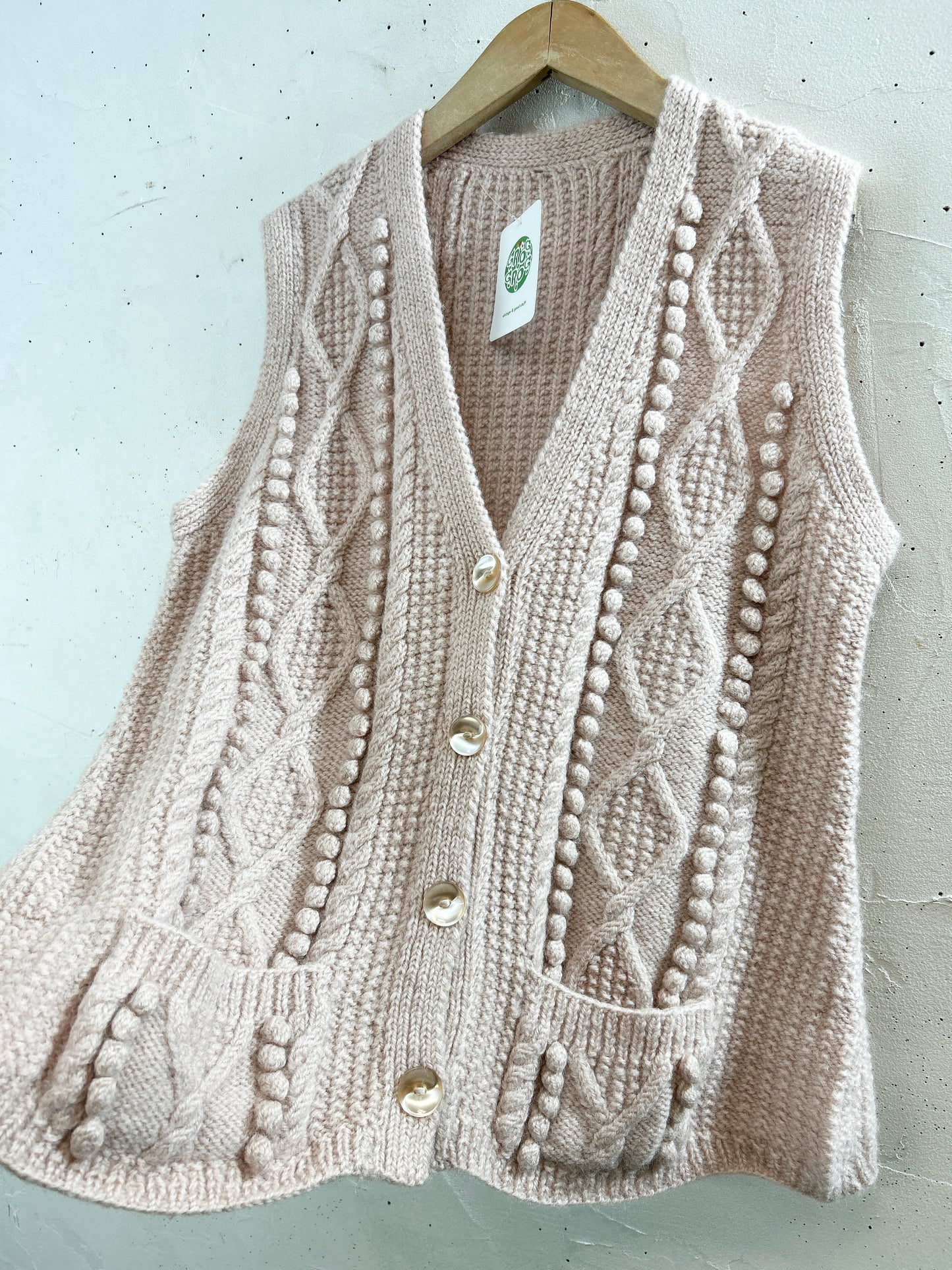 Vintage Knit Vest [K30920]