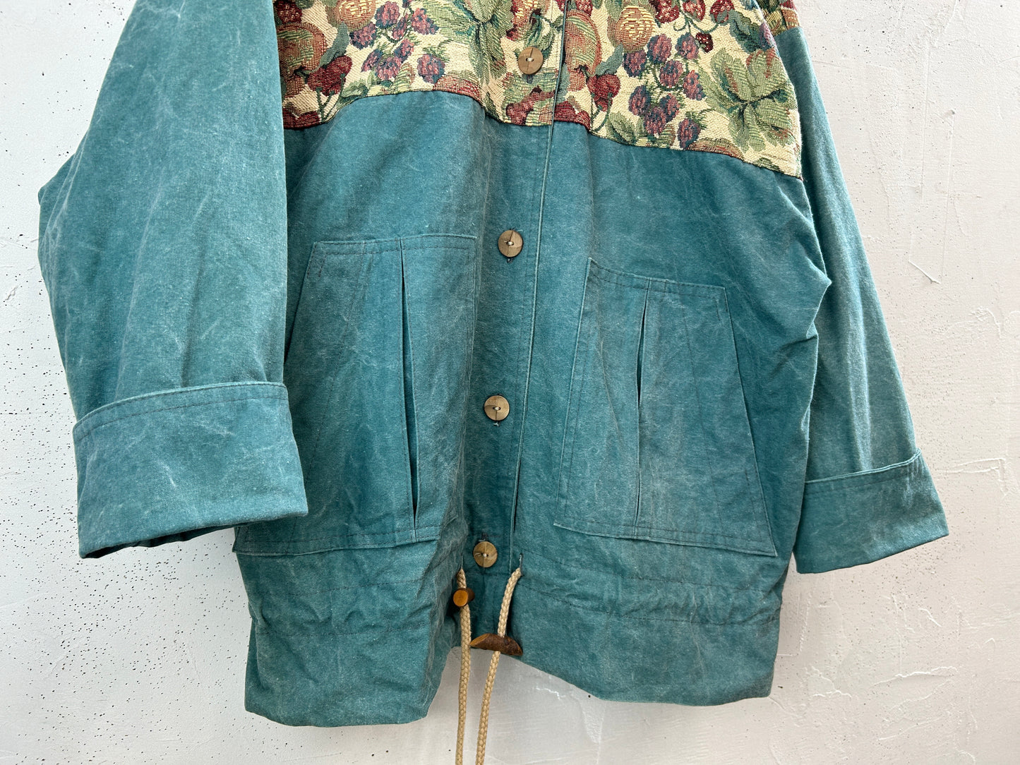 Vintage Canvas&Gobelin Jacket [I33690]