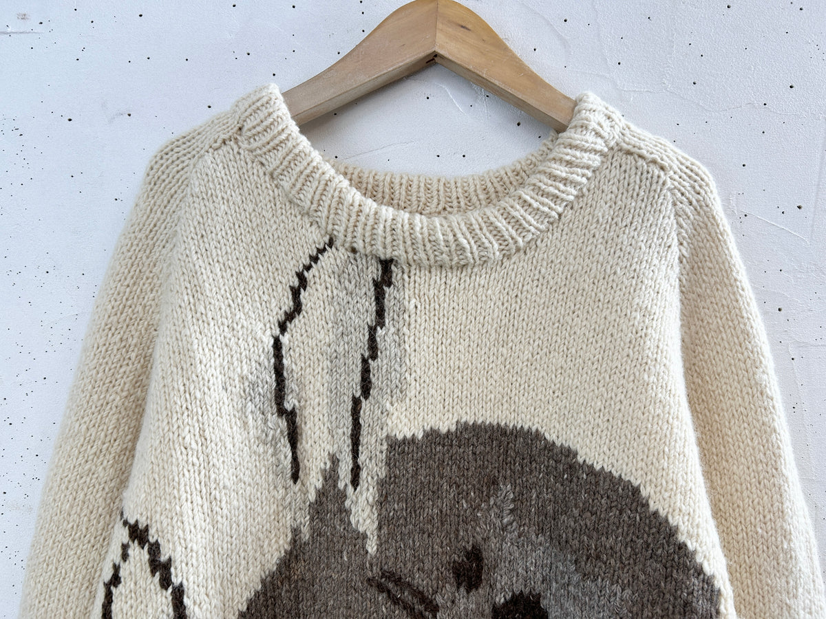 Vintage Knit Sweater [J34329]