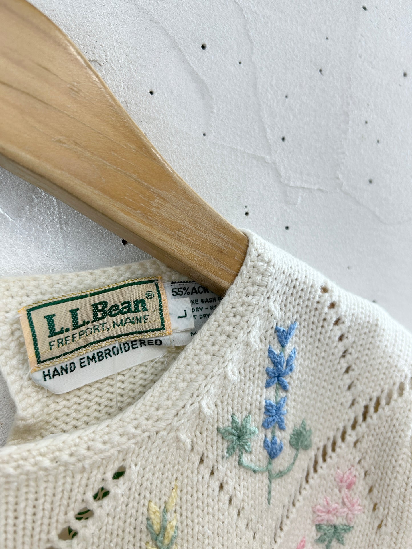 Vintage Cotton Knit 〜L.L.BEAN〜 [E32406]