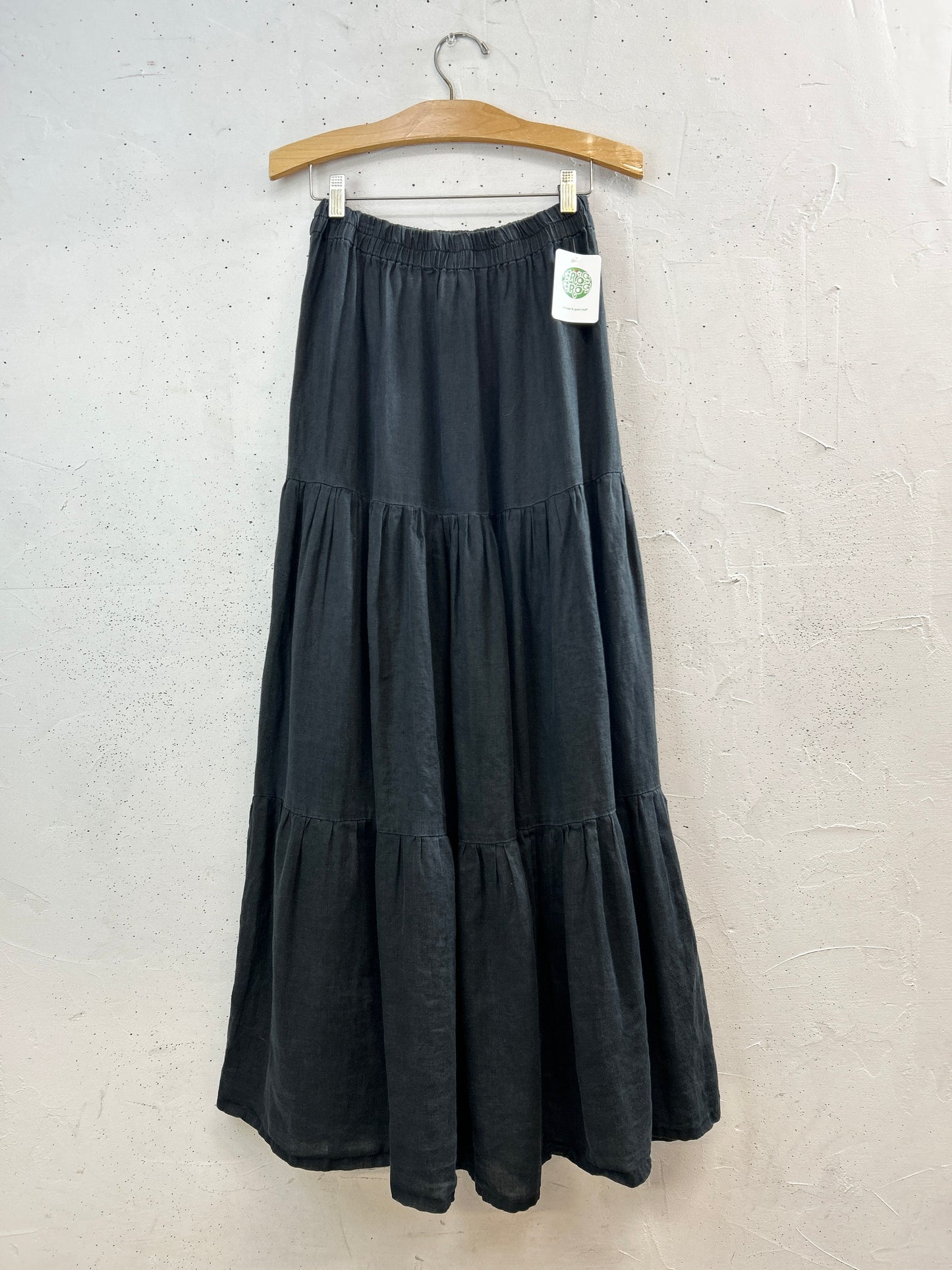 Vintage Linen Skirt [F32586]